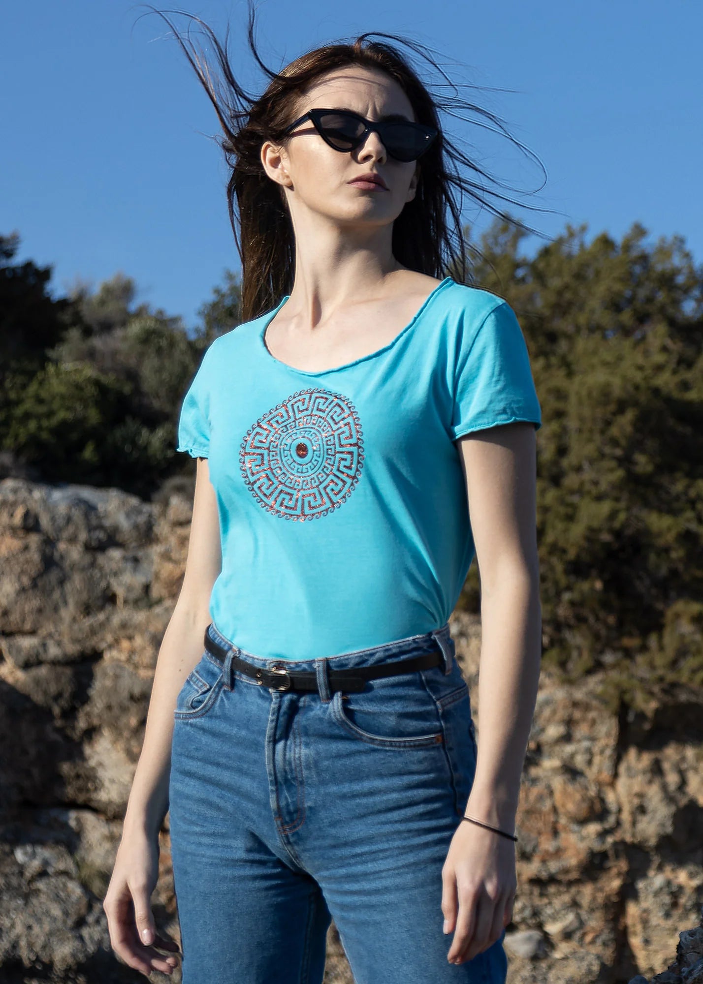 Meandros Bronze - T-Shirts