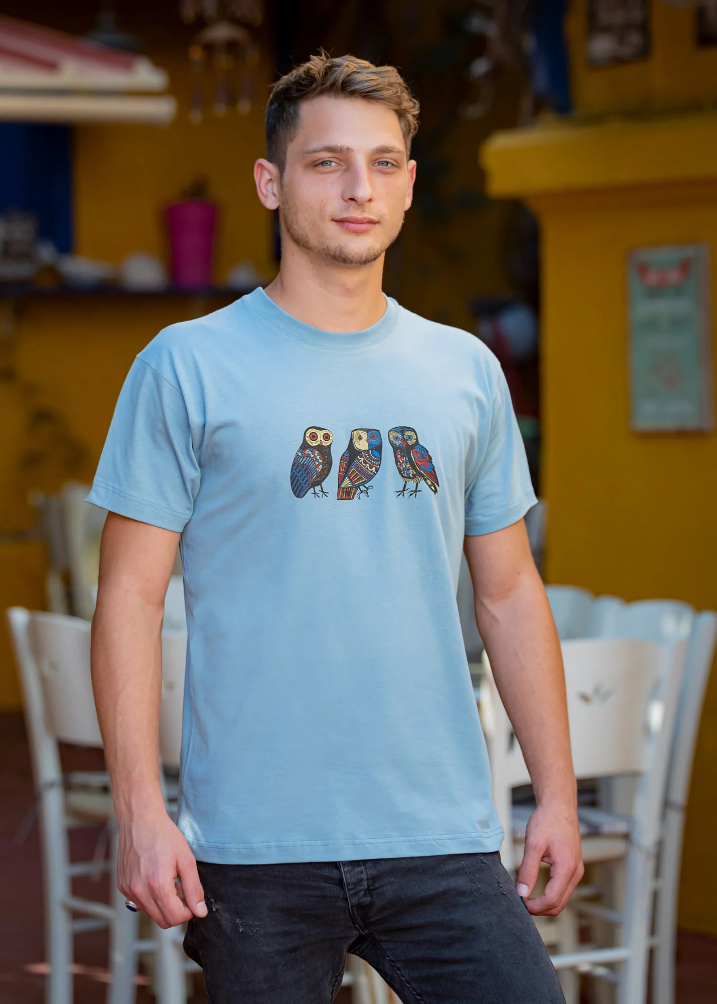 Ethnic Owls - T-Shirts