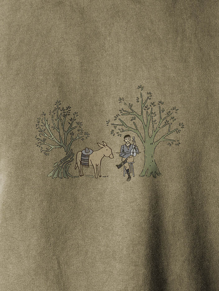 Donkey & Olive Grove  - Stonewashed Hoodie