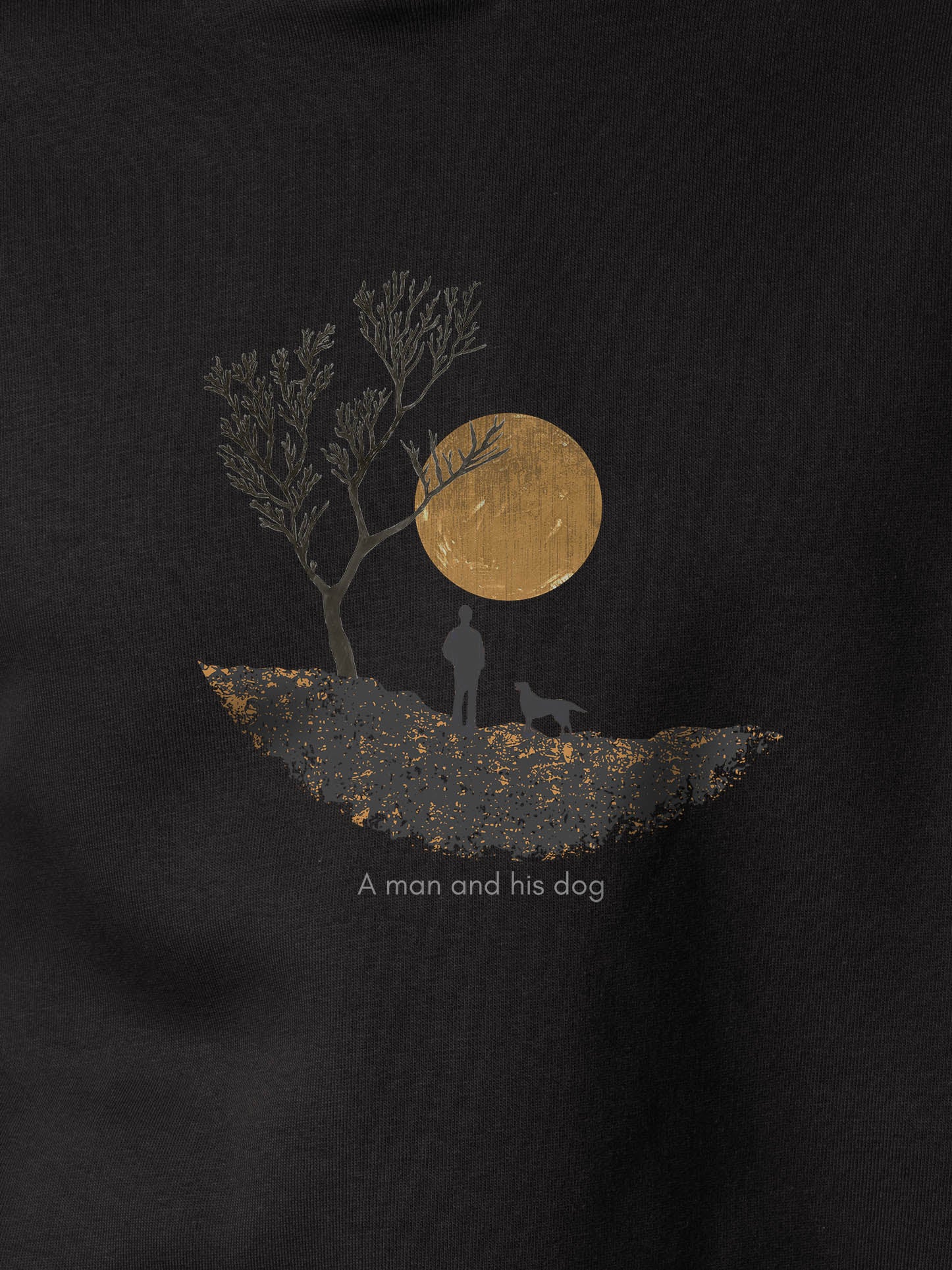 A Man & His Dog  - Hoodies