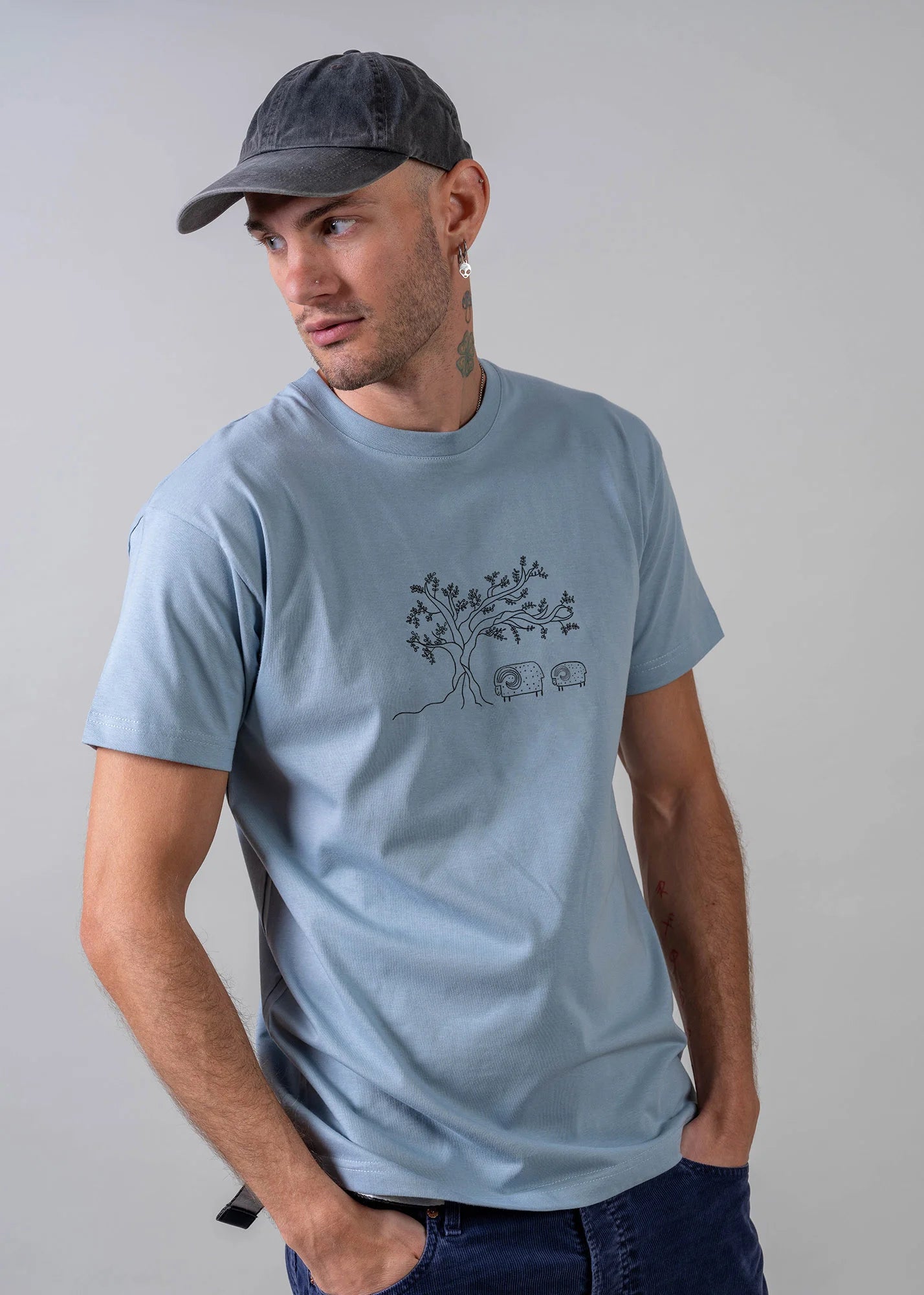 Olive Tree & Sheep - T-Shirts