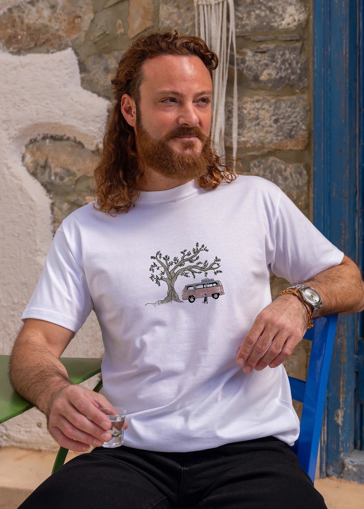 Olive Tree Camper - T-Shirts
