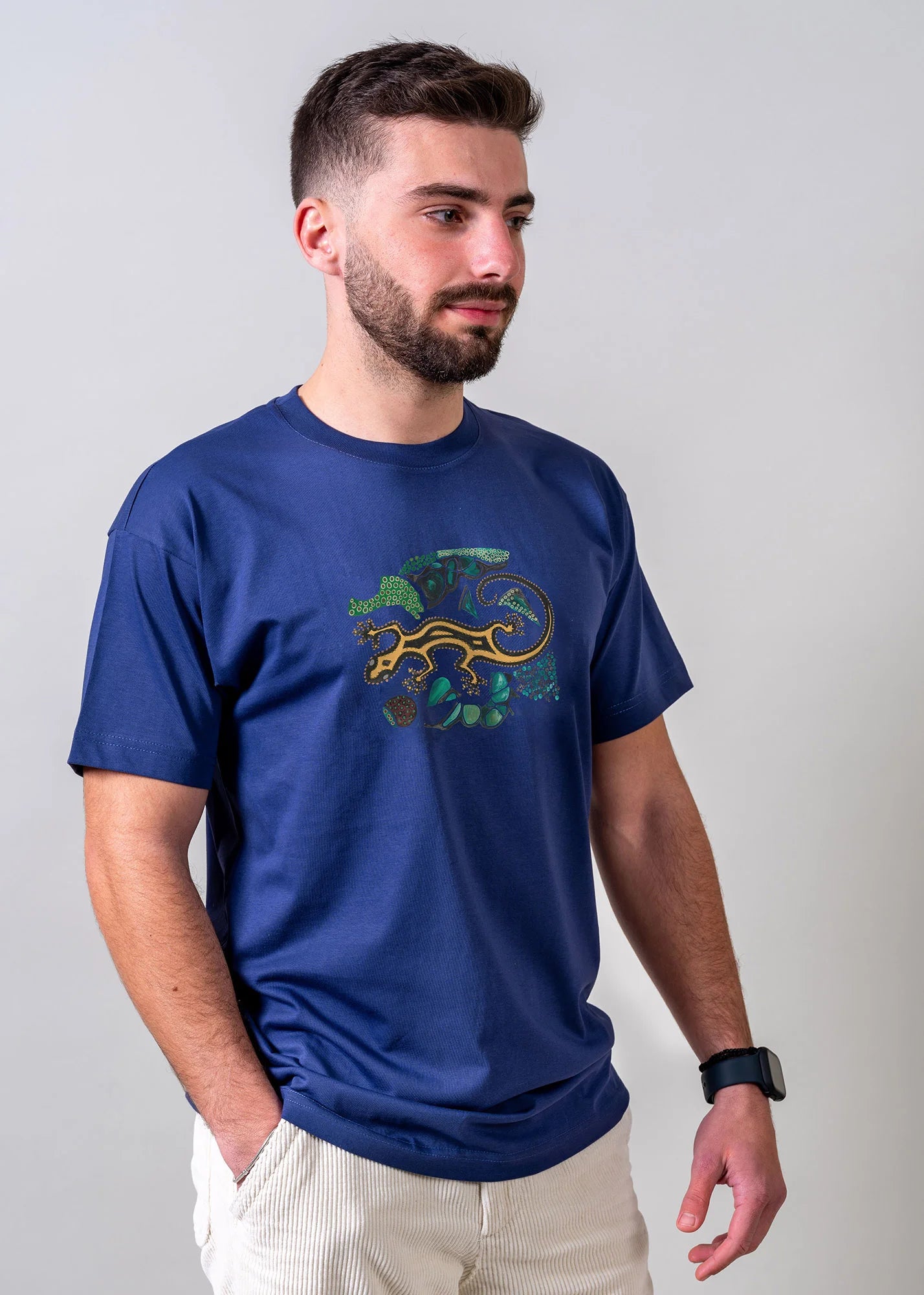 Mosaic Gecko - T-Shirts