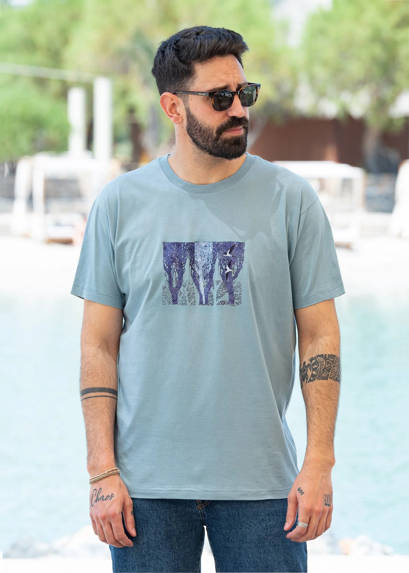 Birds Denim - T-Shirts