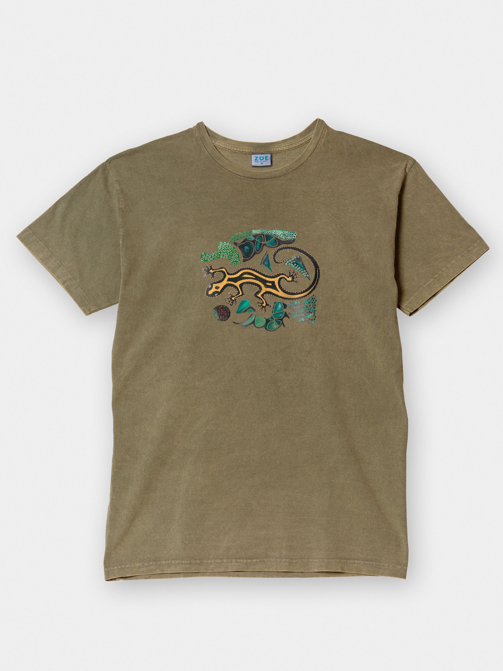 Mosaic Gecko - Stonewashed T-Shirts
