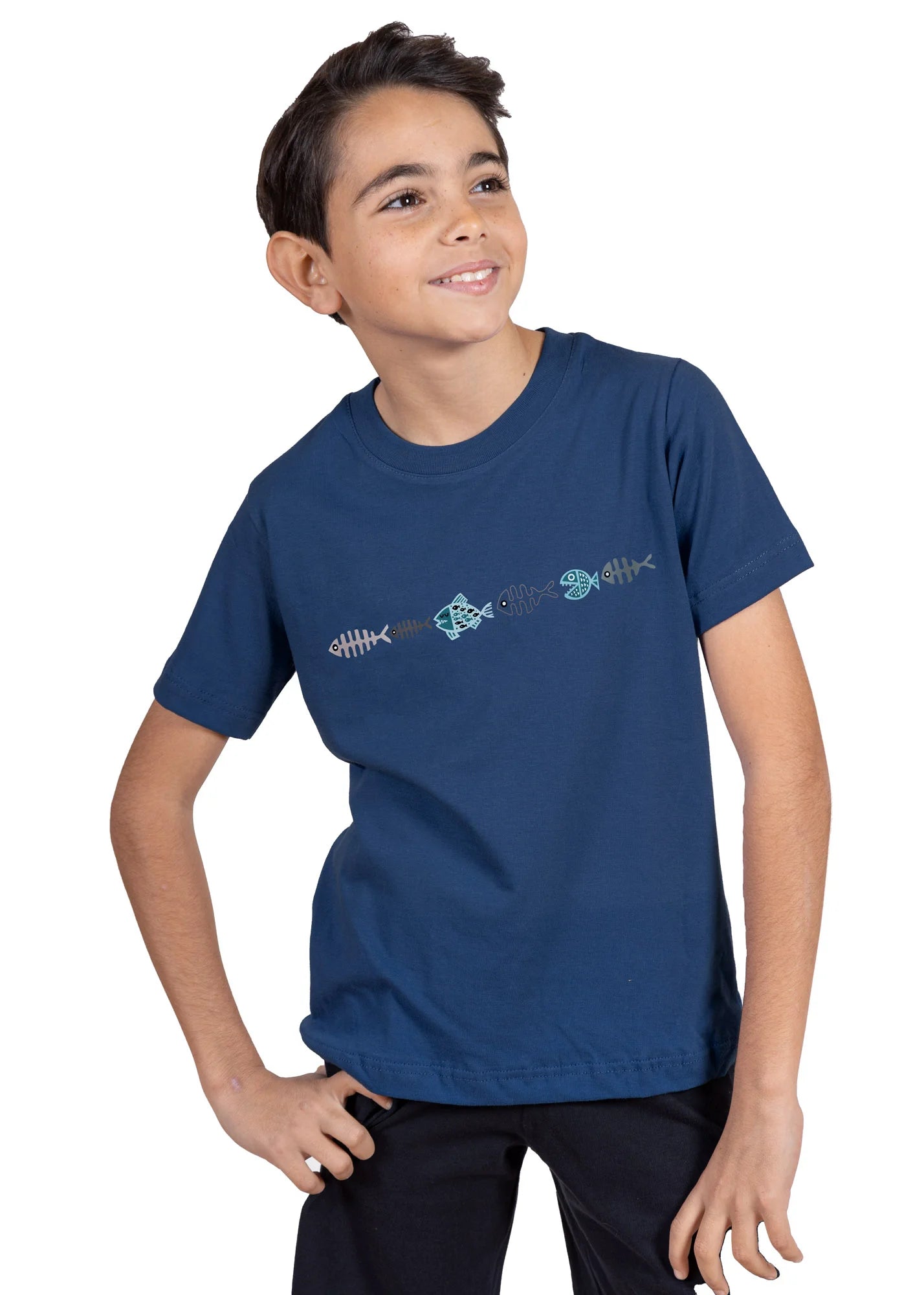 Fish in a line - T-Shirts