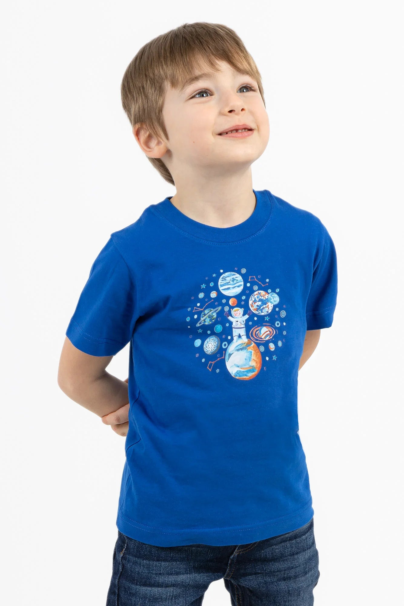 Astronaut and Planets - T-Shirts
