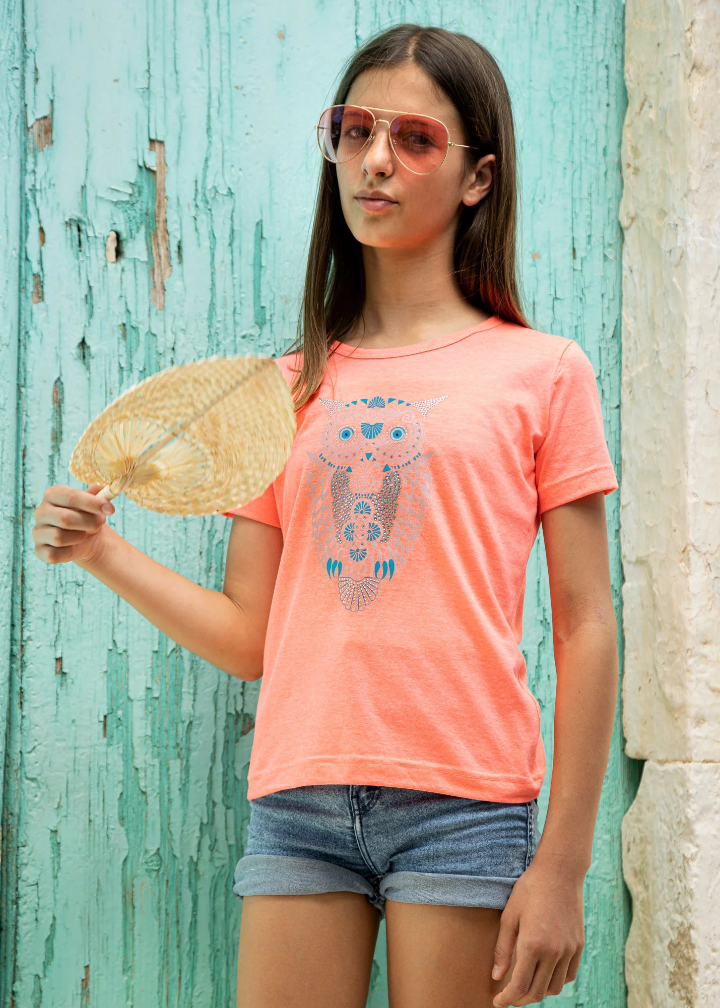 Owl In Glitter - T-Shirts