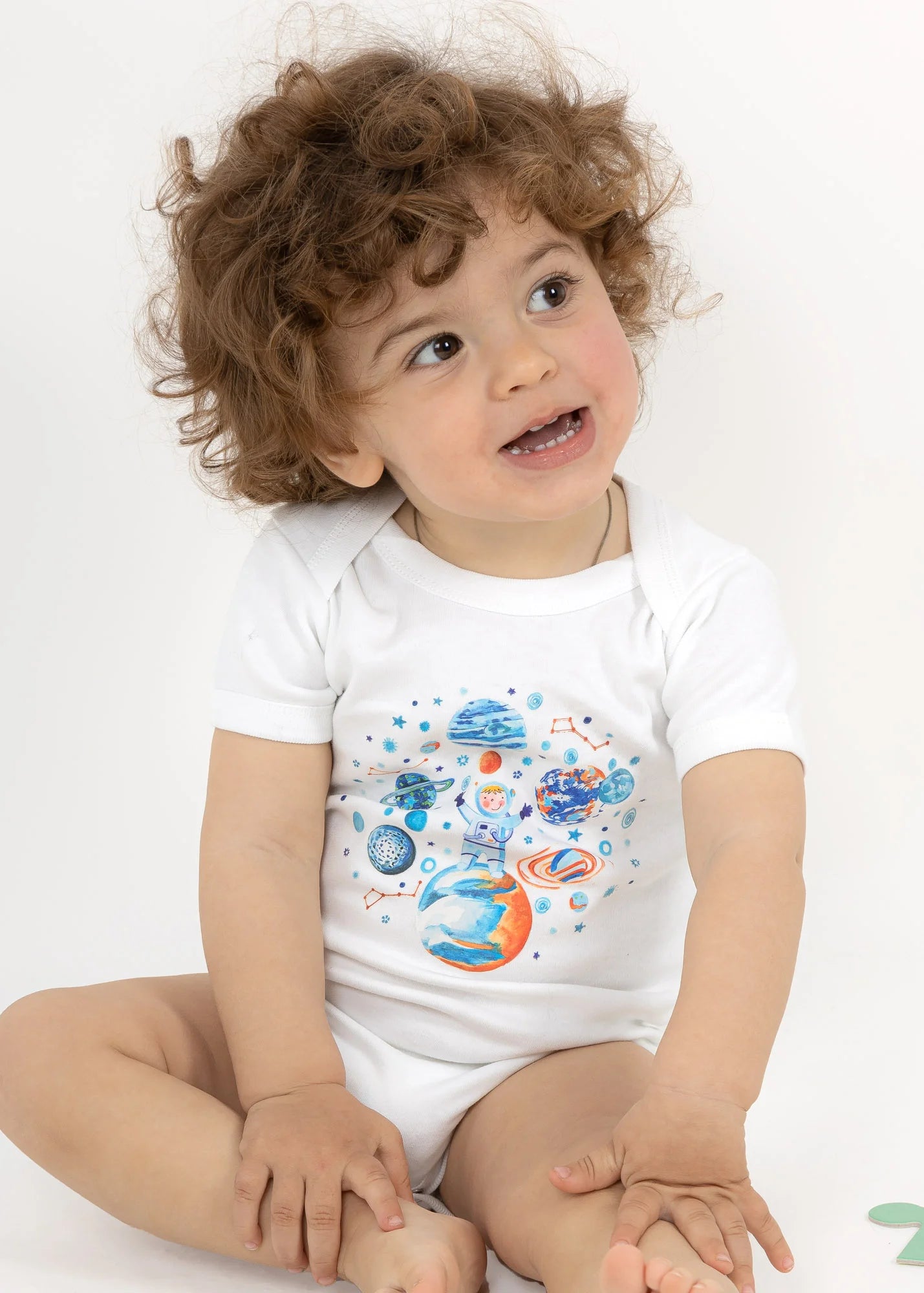 With sleeve - Astronaut and Planets - Bodysuits