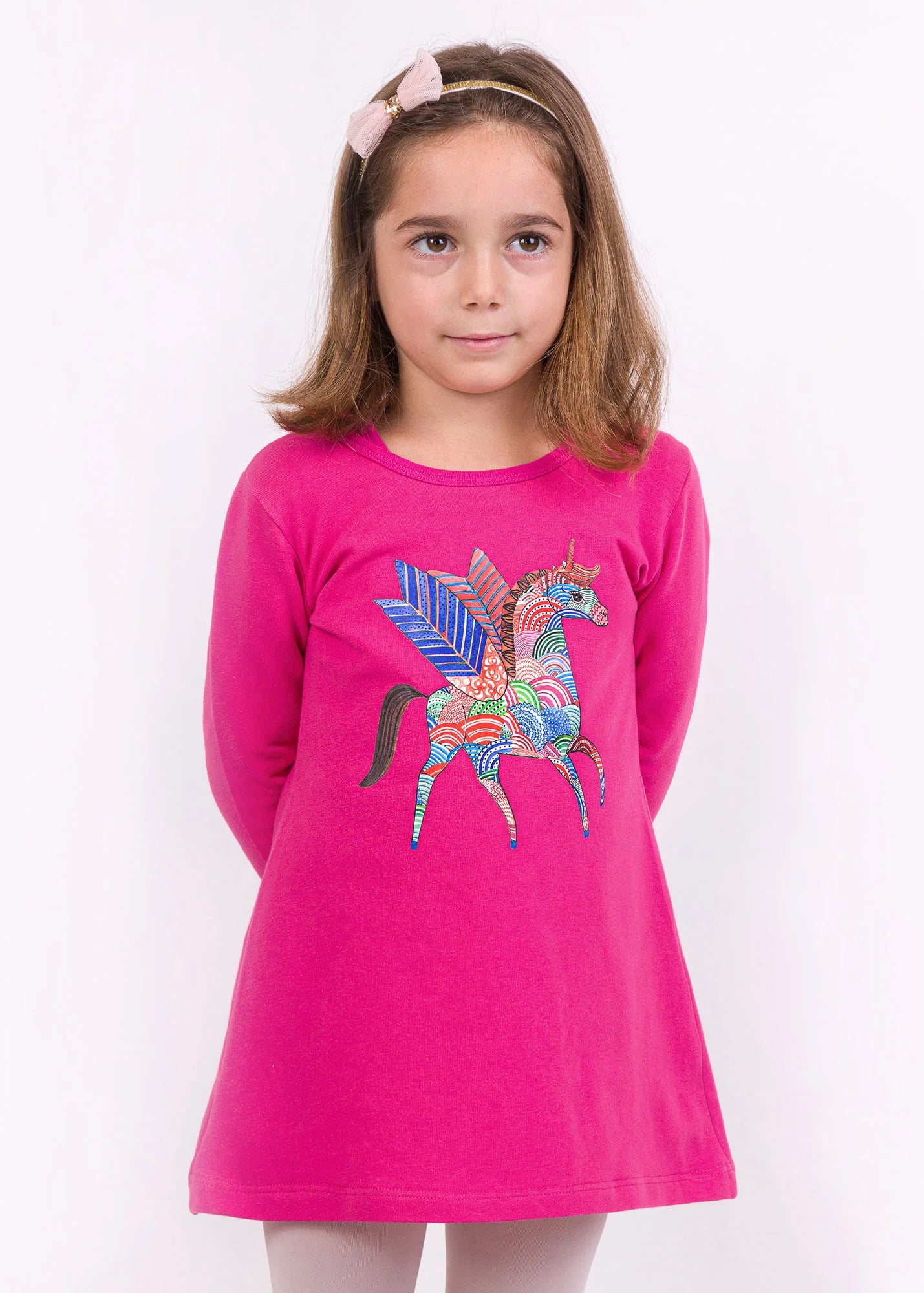 Radiant Unicorn - Long Sleeve Dresses