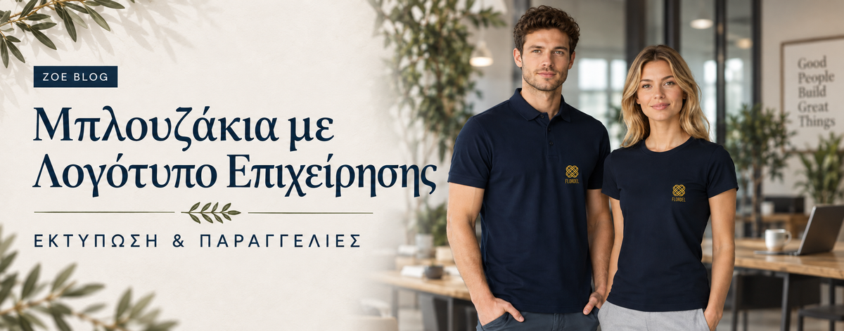 Μπλουζάκια με Λογότυπο Επιχείρησης