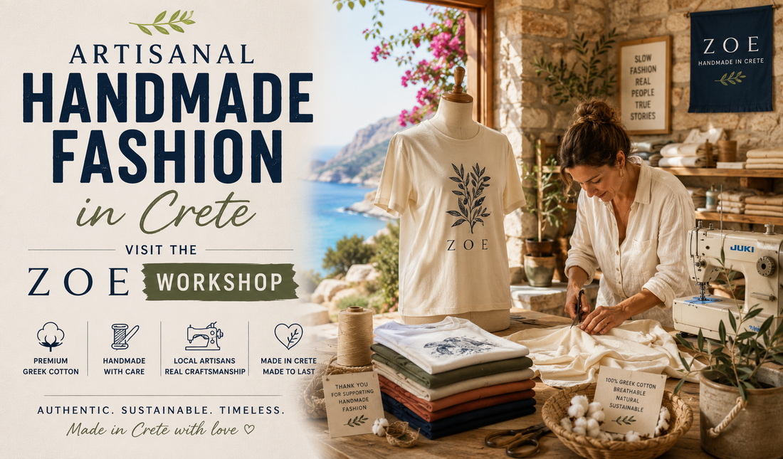 Artisanal Handmade Fashion in Crete: Visit the ZOE Workshop