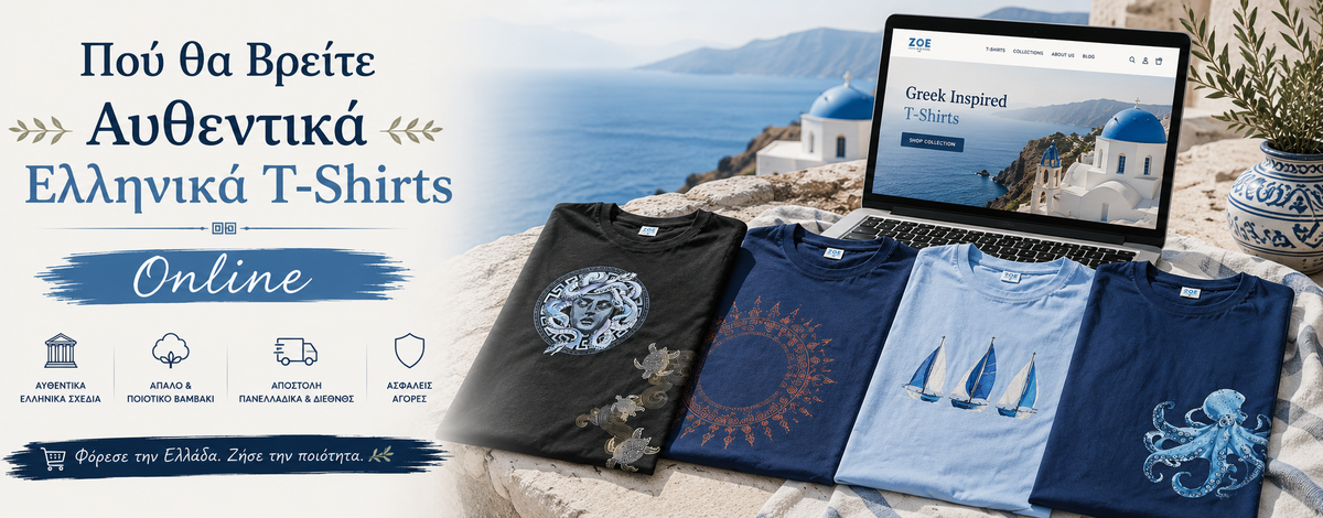 Πού θα Βρείτε Αυθεντικά Ελληνικά T-Shirts Online