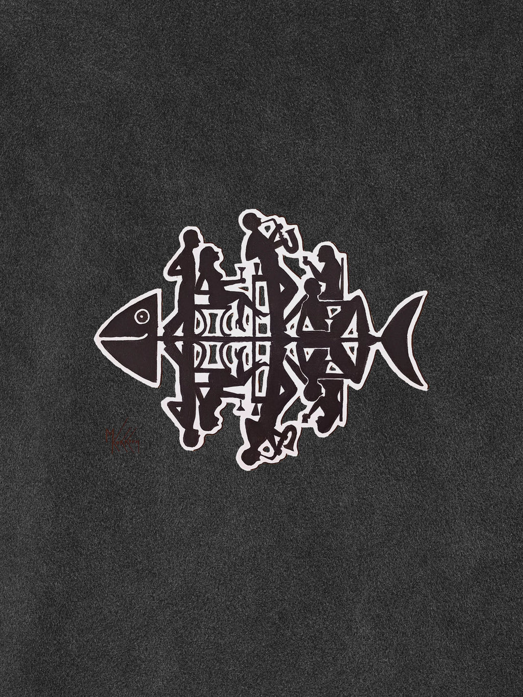 One fish …partying - Stonewashed T-Shirts