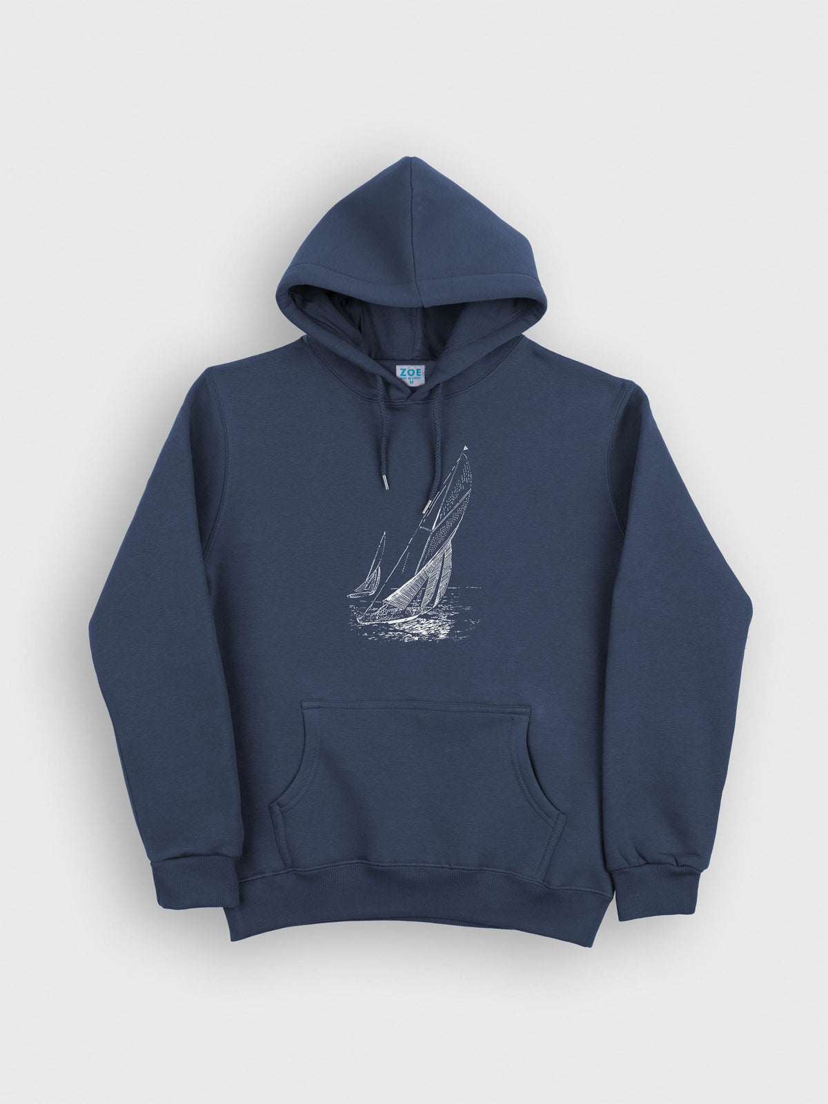 Sailboat Line Art - Hoodies
