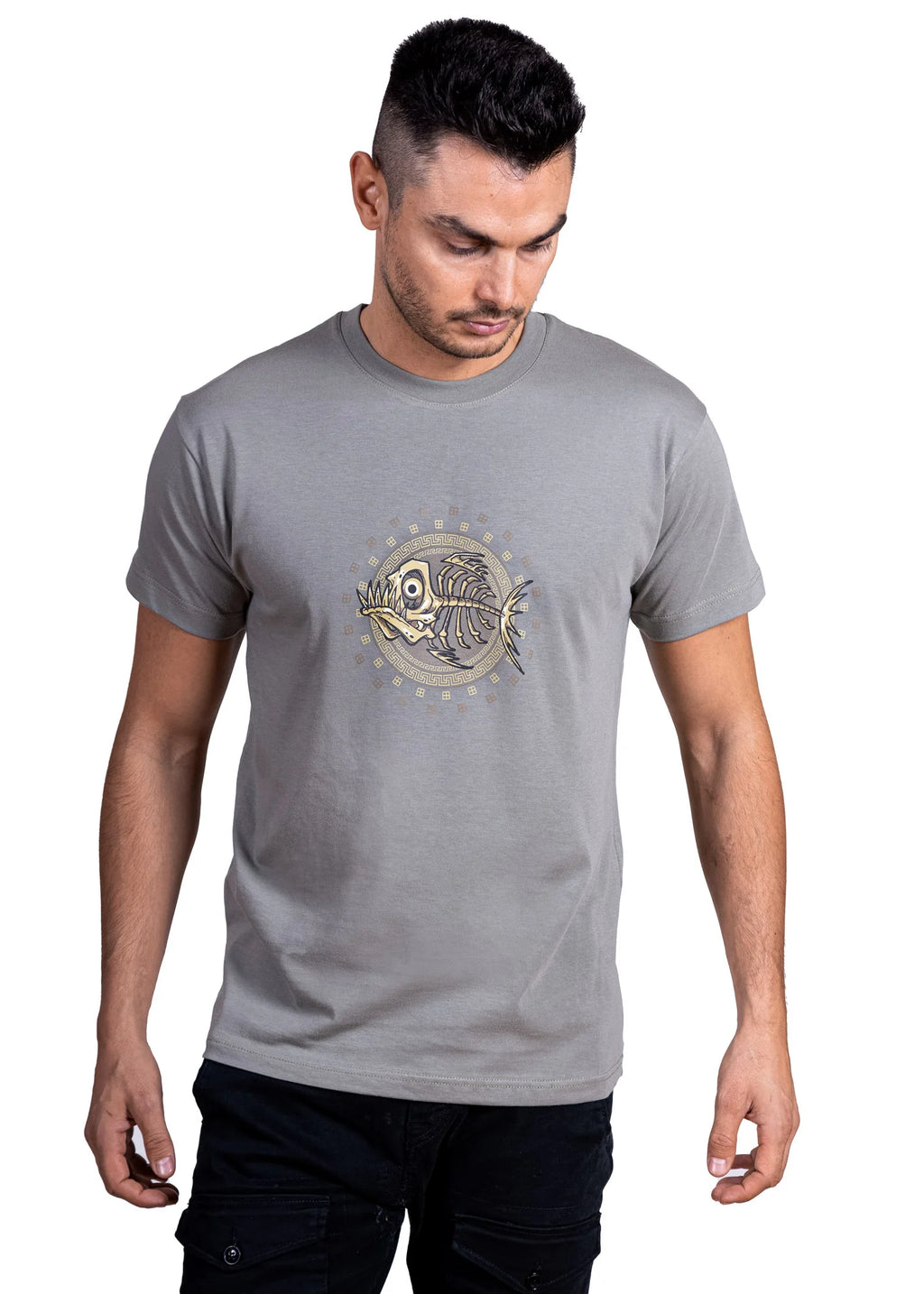 Fishbone Disk - T-Shirts