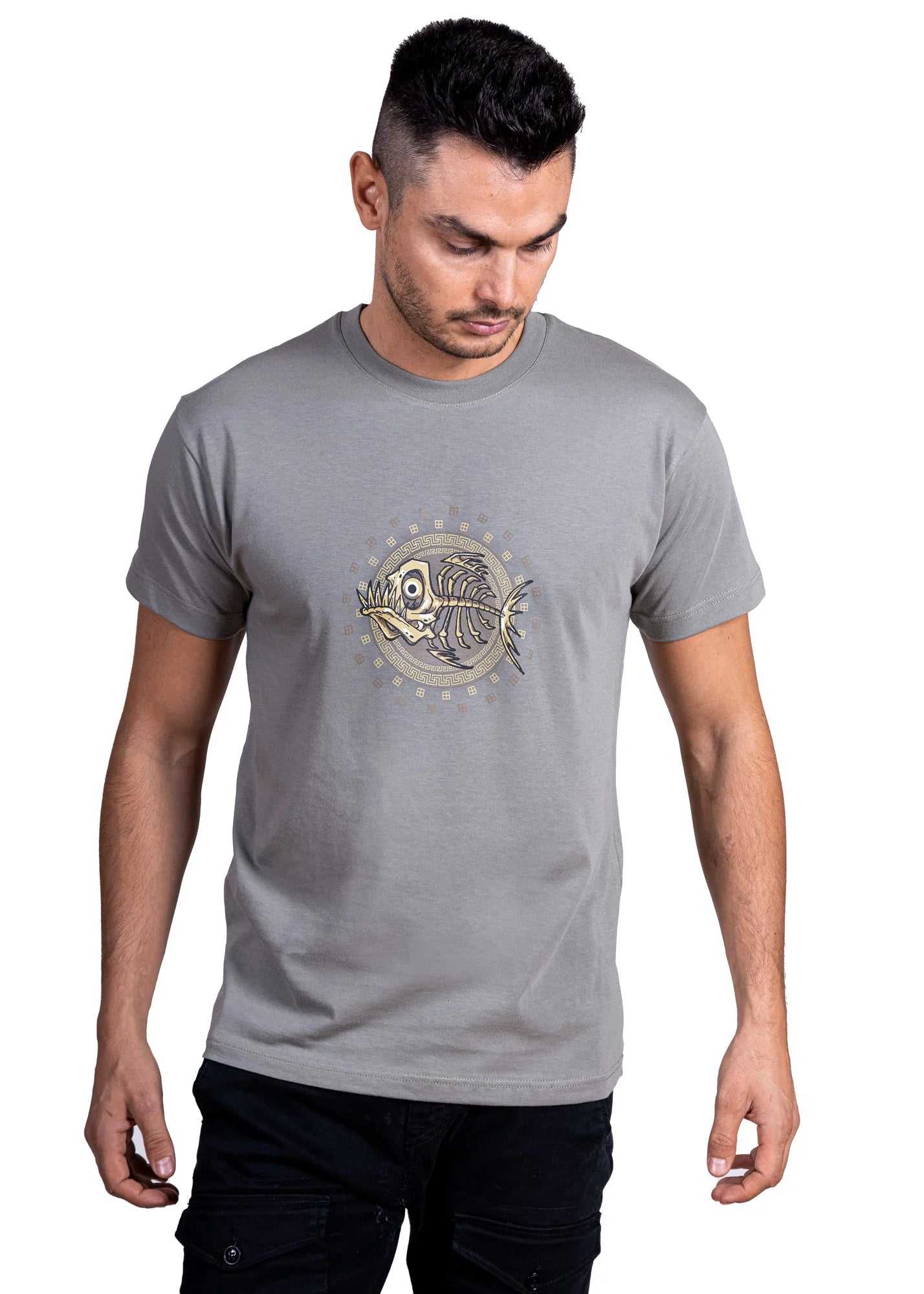 Fishbone Disk - T-Shirts