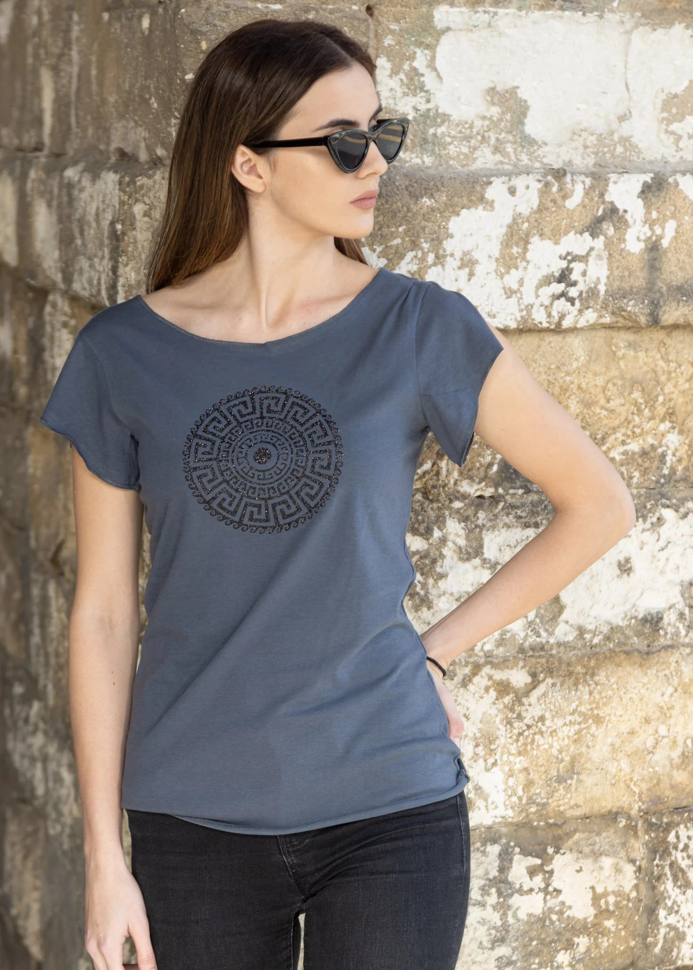 Meandros Glitter - T-Shirts