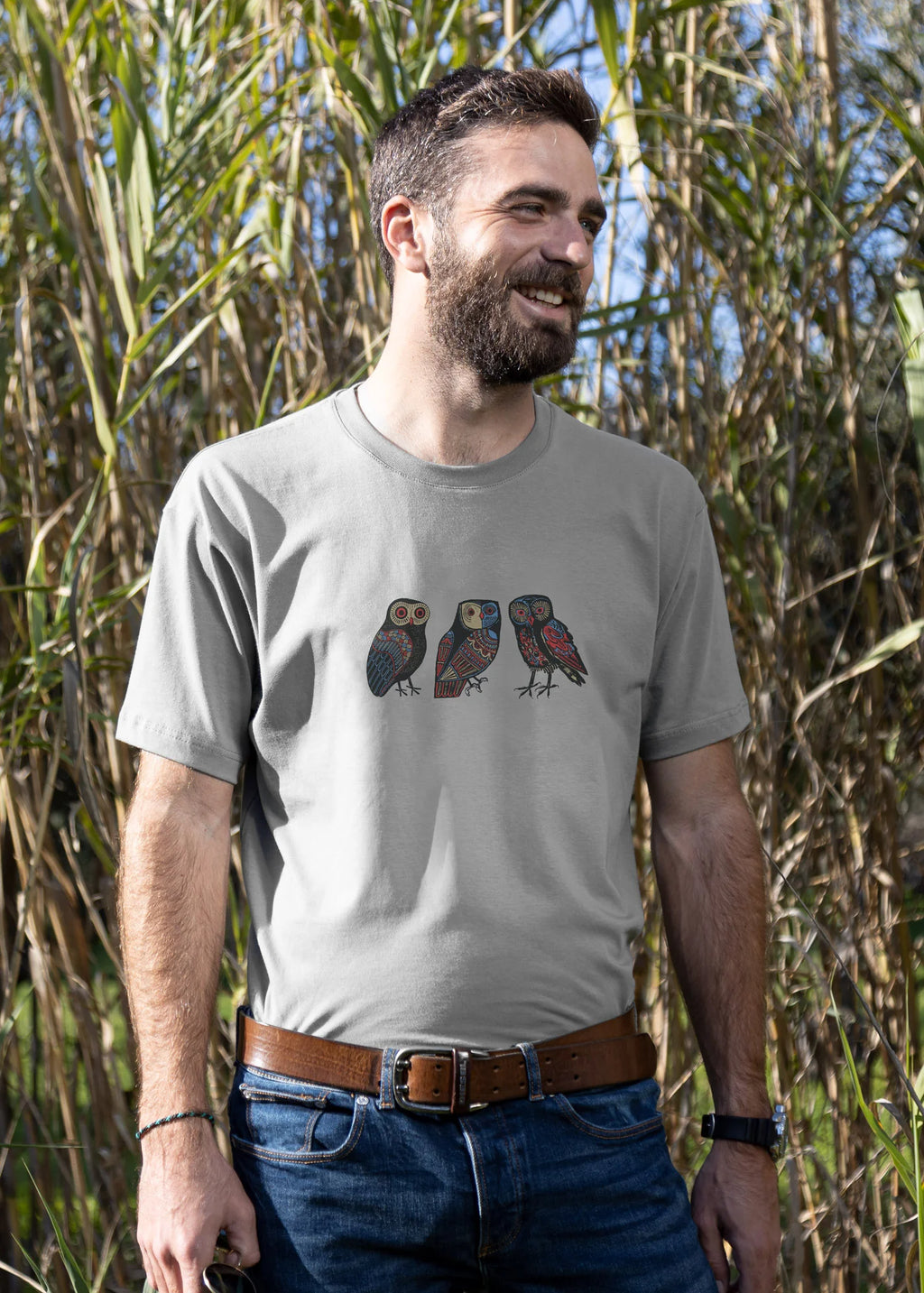Ethnic Owls - T-Shirts