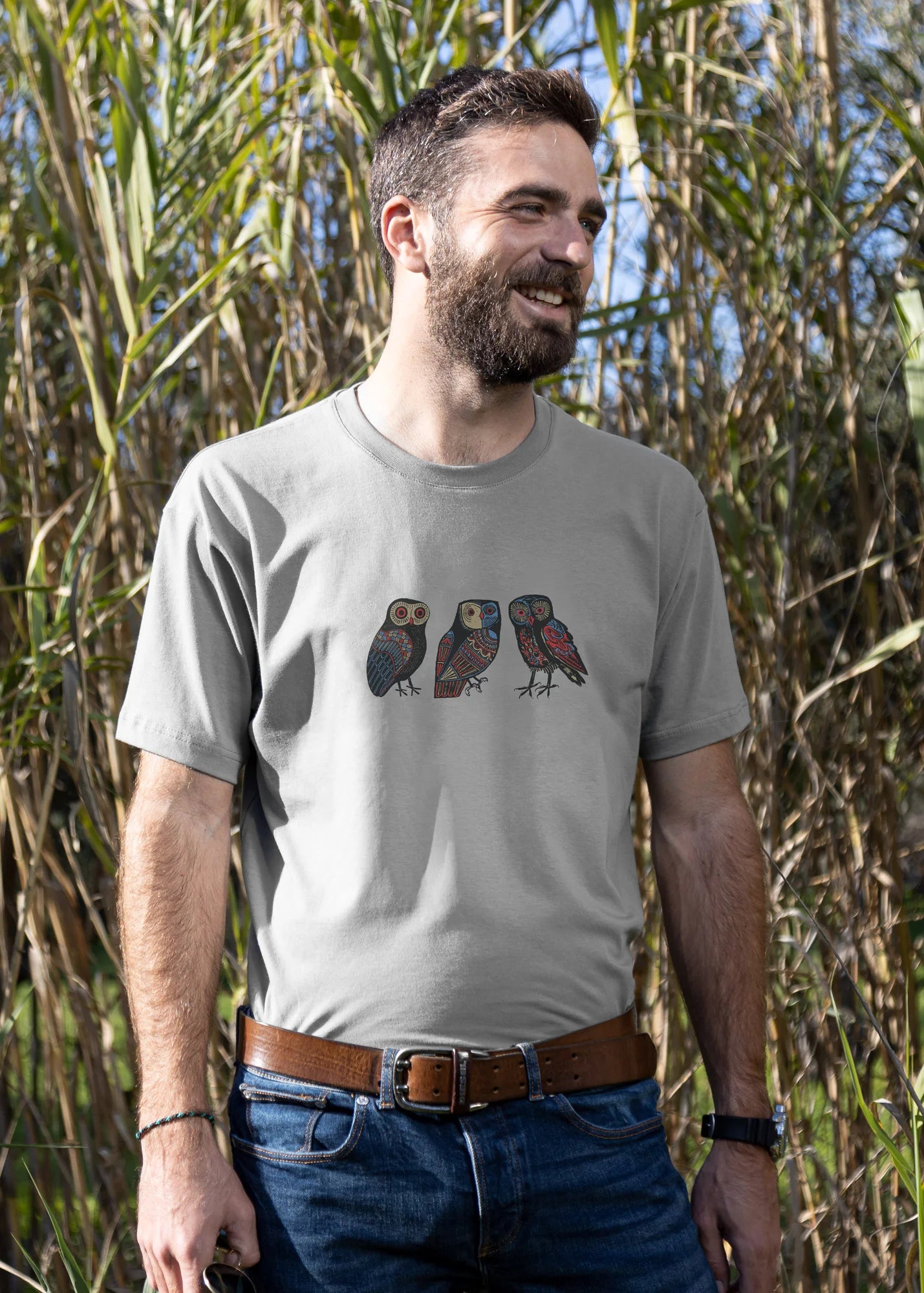 Ethnic Owls - T-Shirts