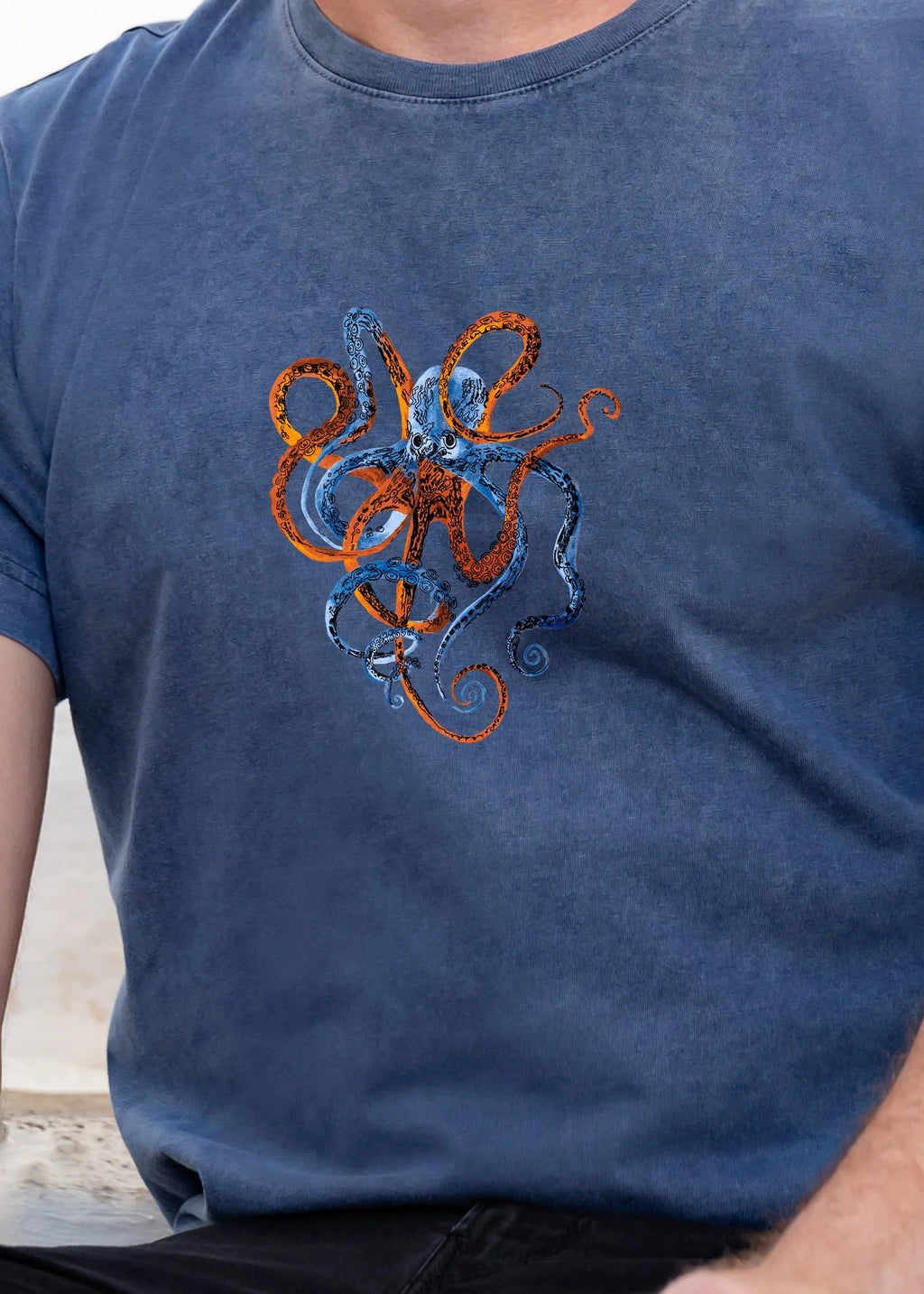 Octopus - Stonewashed T-Shirts