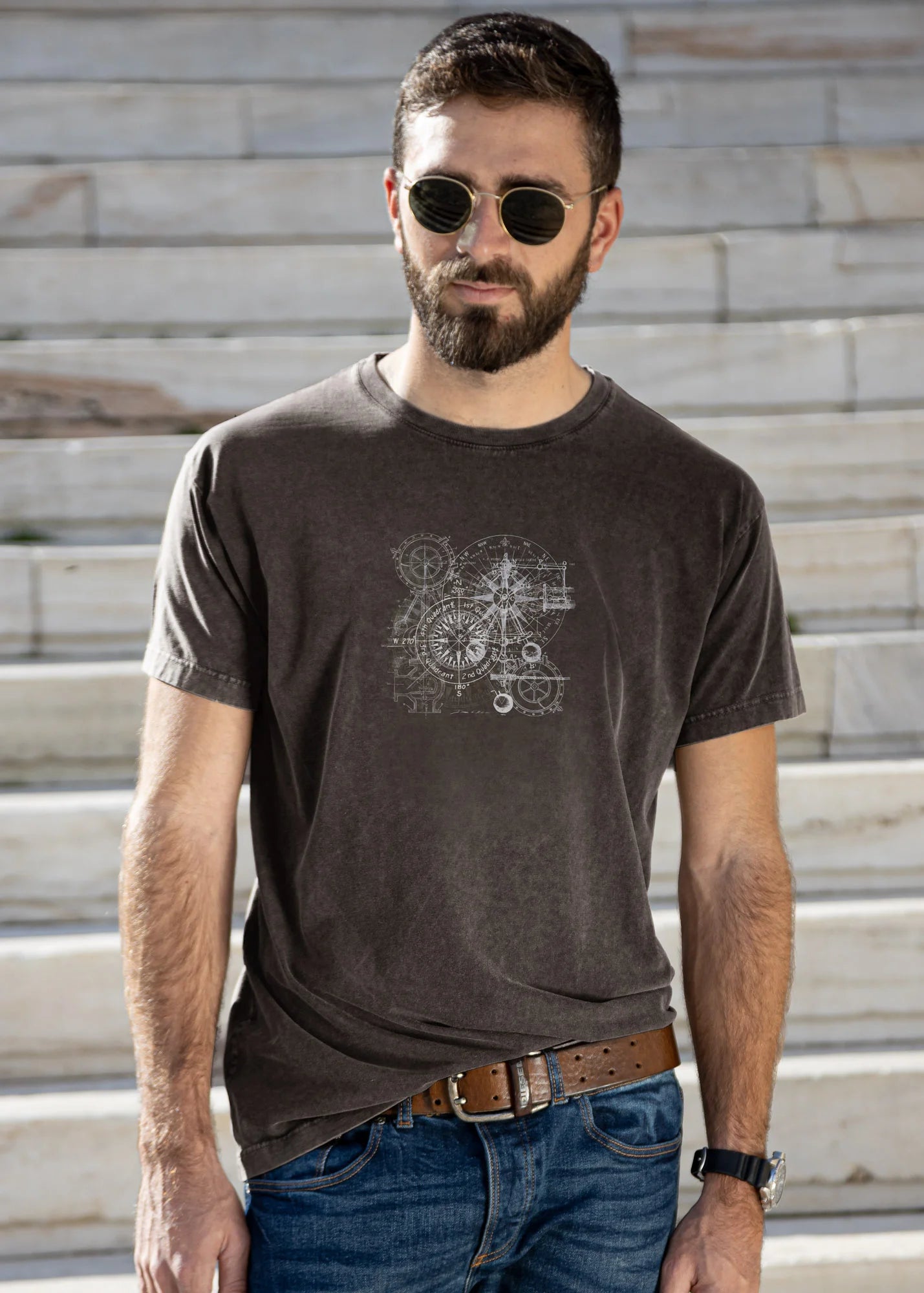 Compass Vintage - Stonewashed T-Shirts