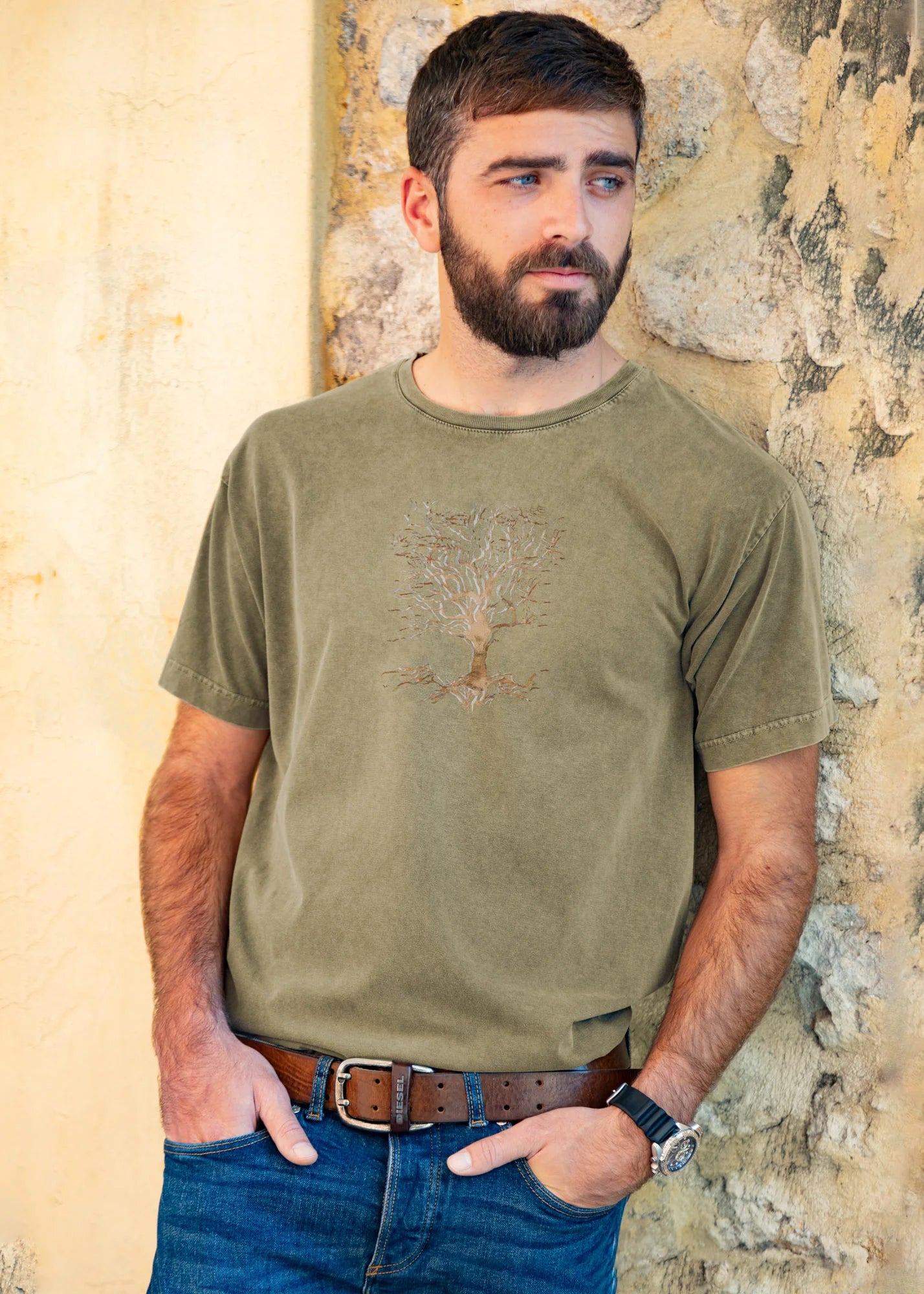 Sacred Tree - Stonewashed T-Shirts