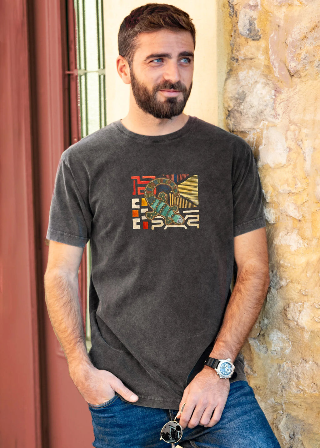 Ethnic Lizard - Stonewashed T-Shirts