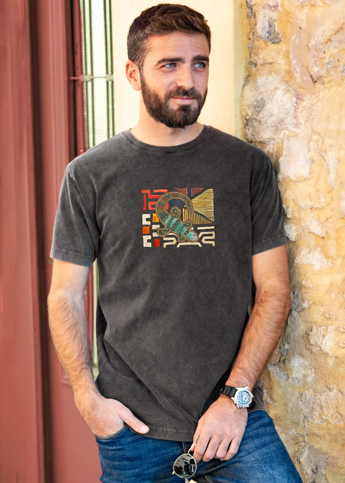 Ethnic Lizard - Stonewashed T-Shirts