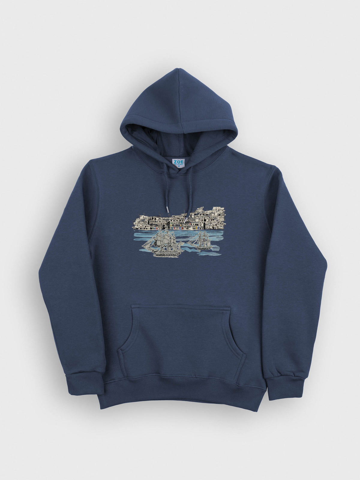 Harbor Town & Sailing Ships - Hoodies