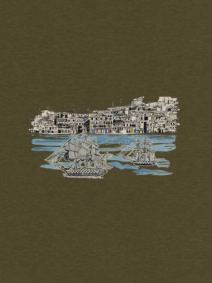 Harbor Town & Sailing Ships - Hoodies