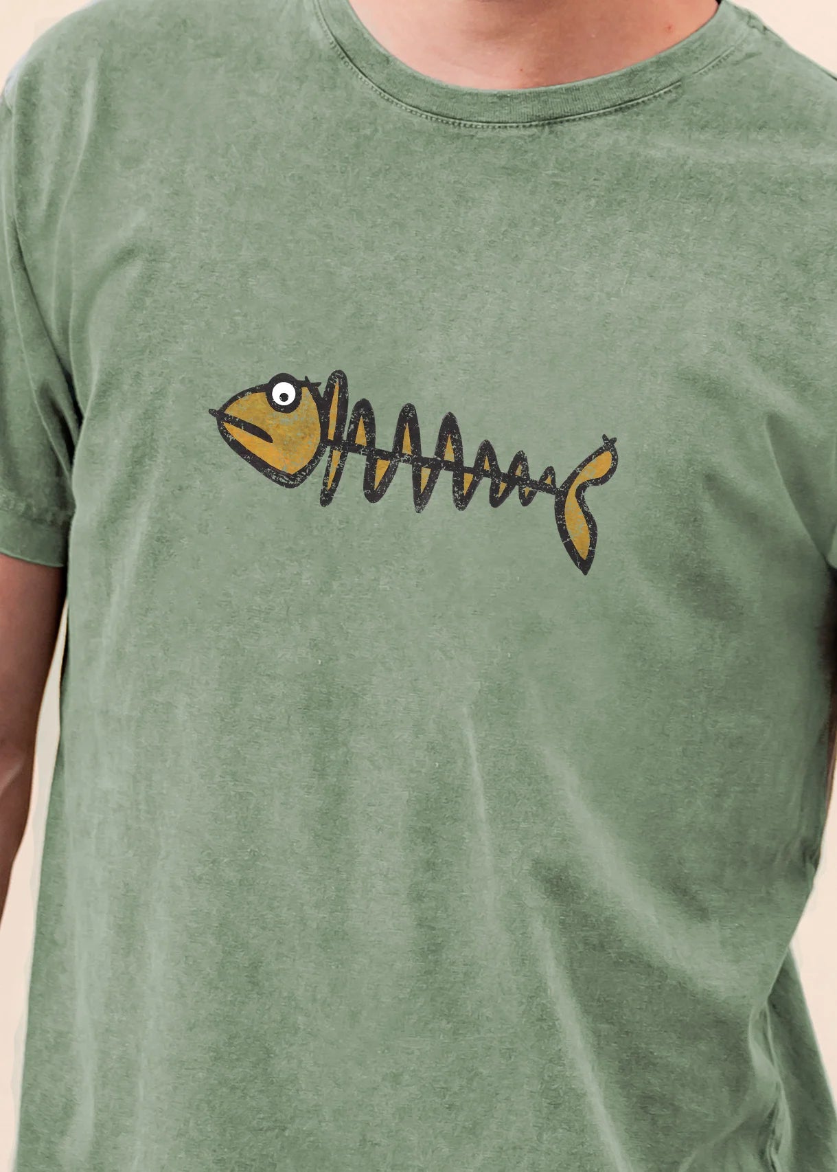 Fishbone Vibes - Stonewashed T-Shirts
