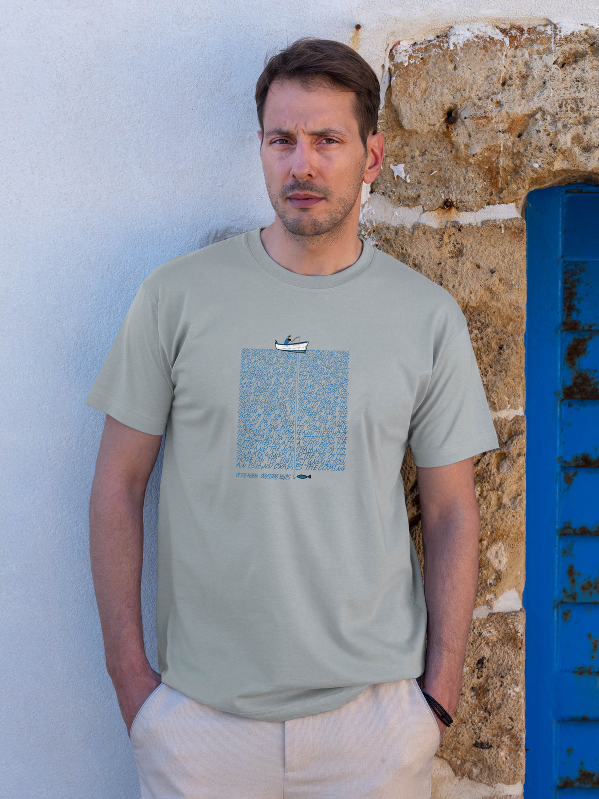 Of the Aegean - Odysseas Elytis Poetry Design - T-Shirts