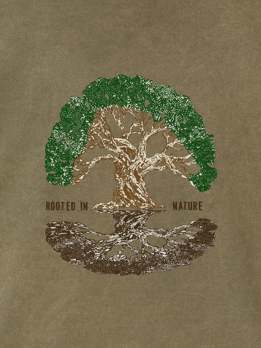 Olive Tree Nature - Stonewashed T-Shirts