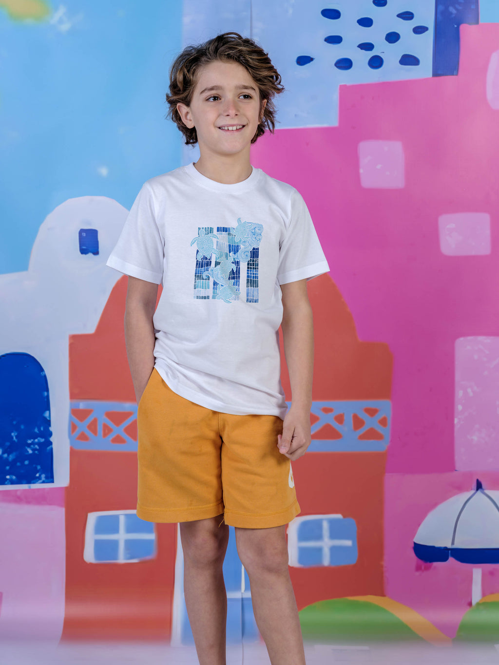 Sea Turtle Wave Tile - T-Shirts