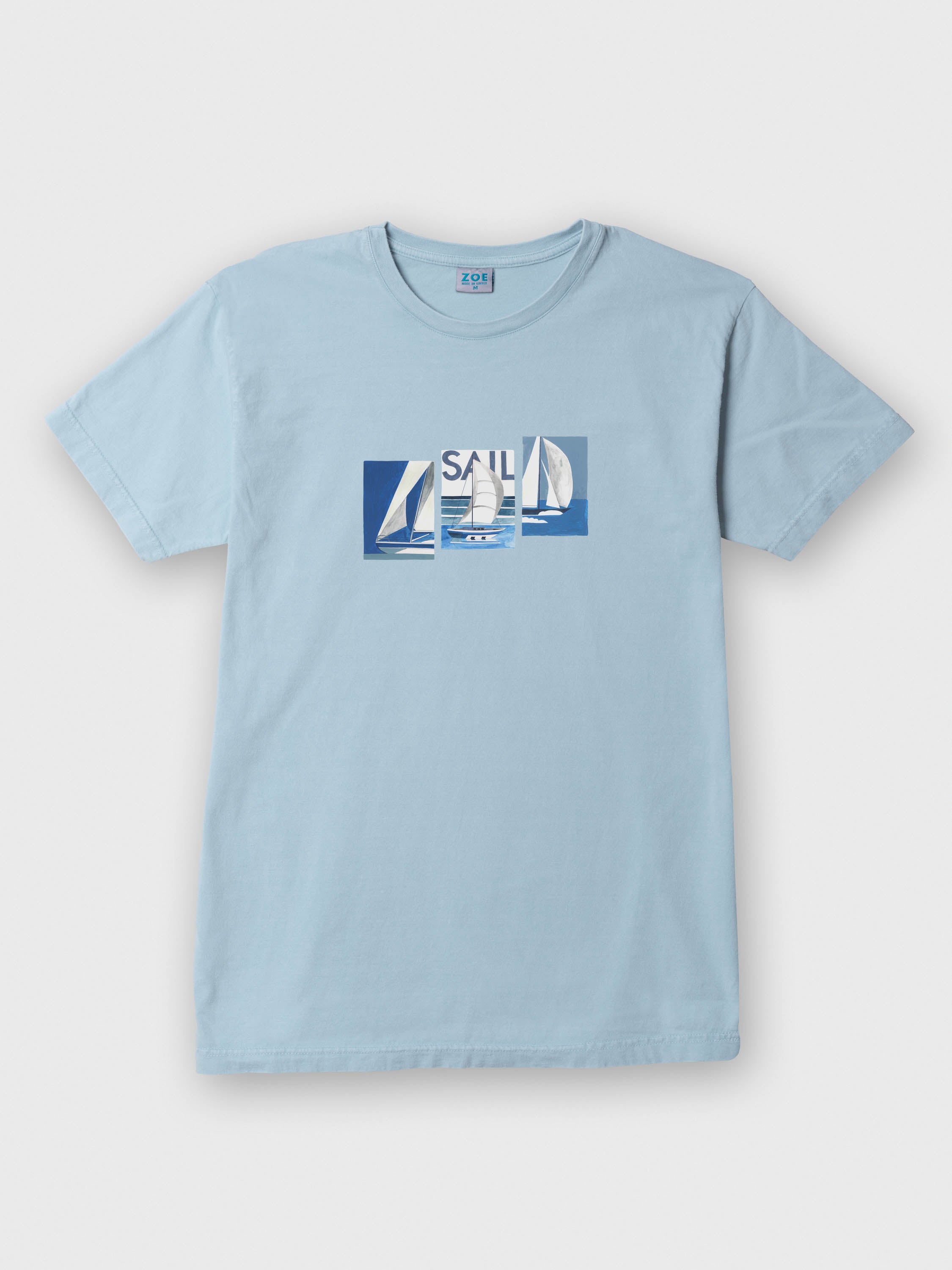 Ναυτικό Σχέδιο Ιστιοπλοϊκά - Μπλούζες Πετροπλυμένες