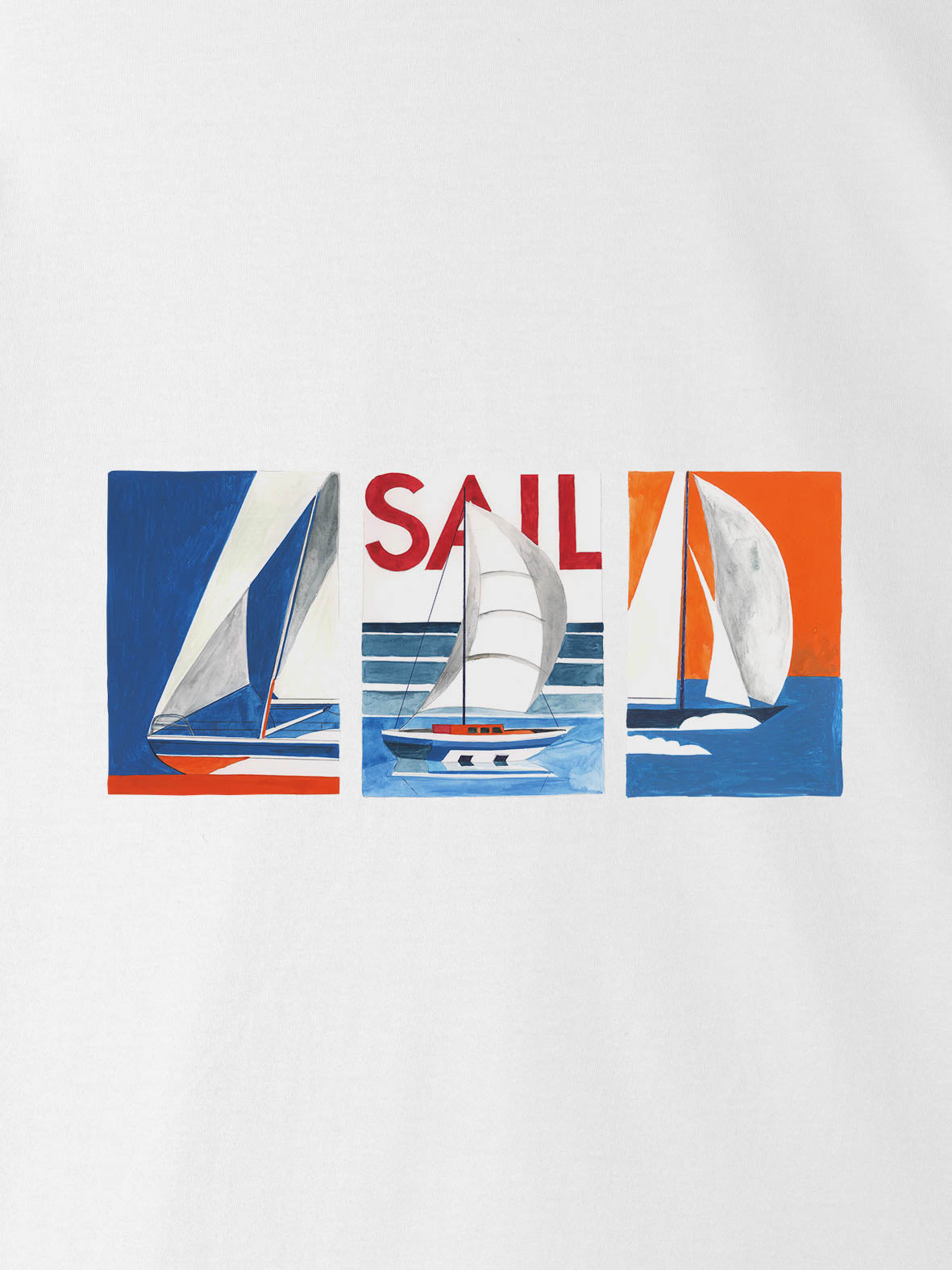 SAIL με Ιστιοπλοϊκά (Τρίπτυχο) - Μπλούζες