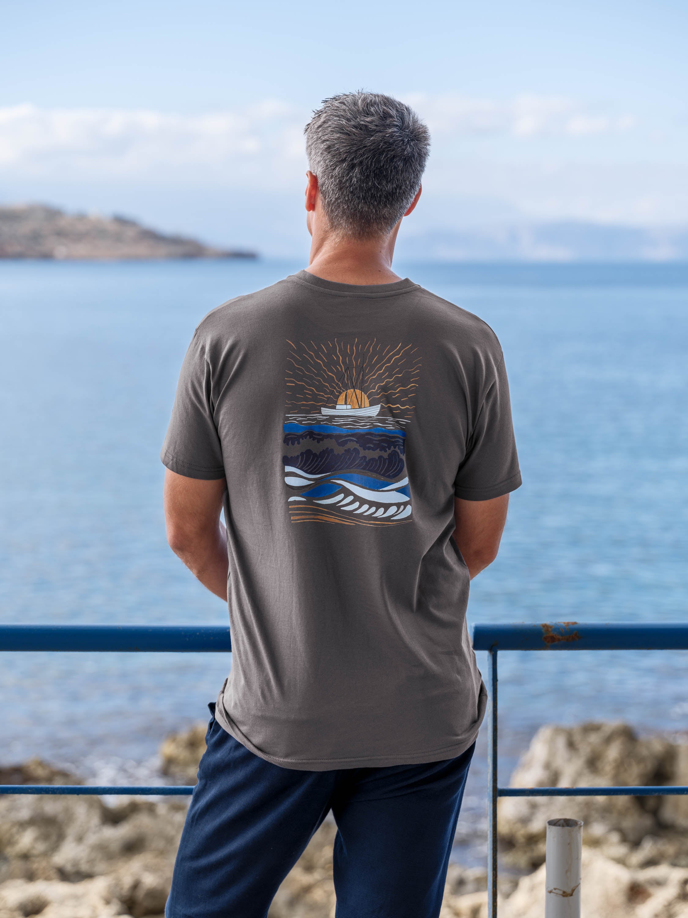 Καλλιτεχνικό Σχέδιο Ιστιοπλοϊκό & Κύματα - Μπλούζες