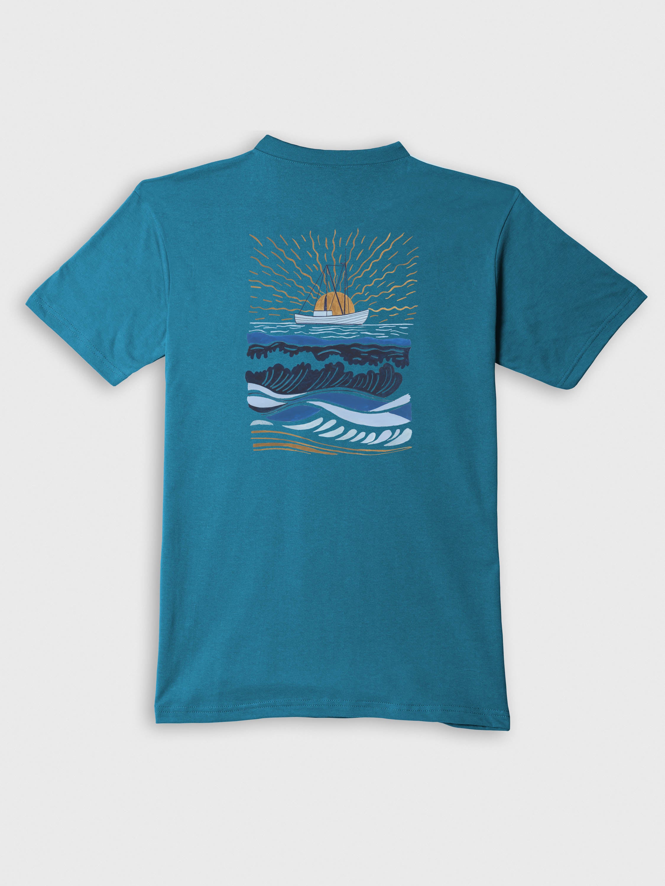 Καλλιτεχνικό Σχέδιο Ιστιοπλοϊκό & Κύματα - Μπλούζες