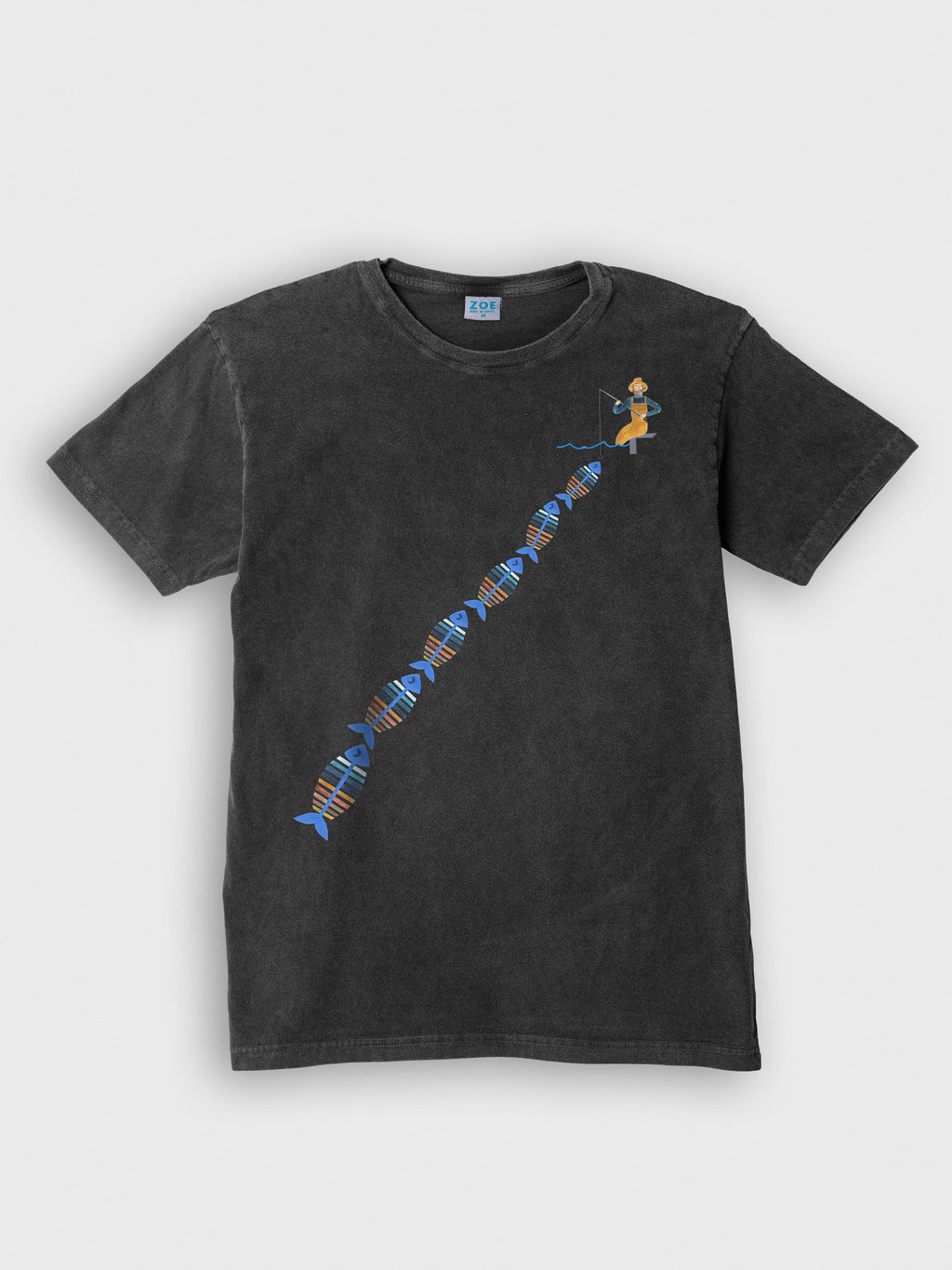 Windsurfer Strip - Stonewashed T-Shirts