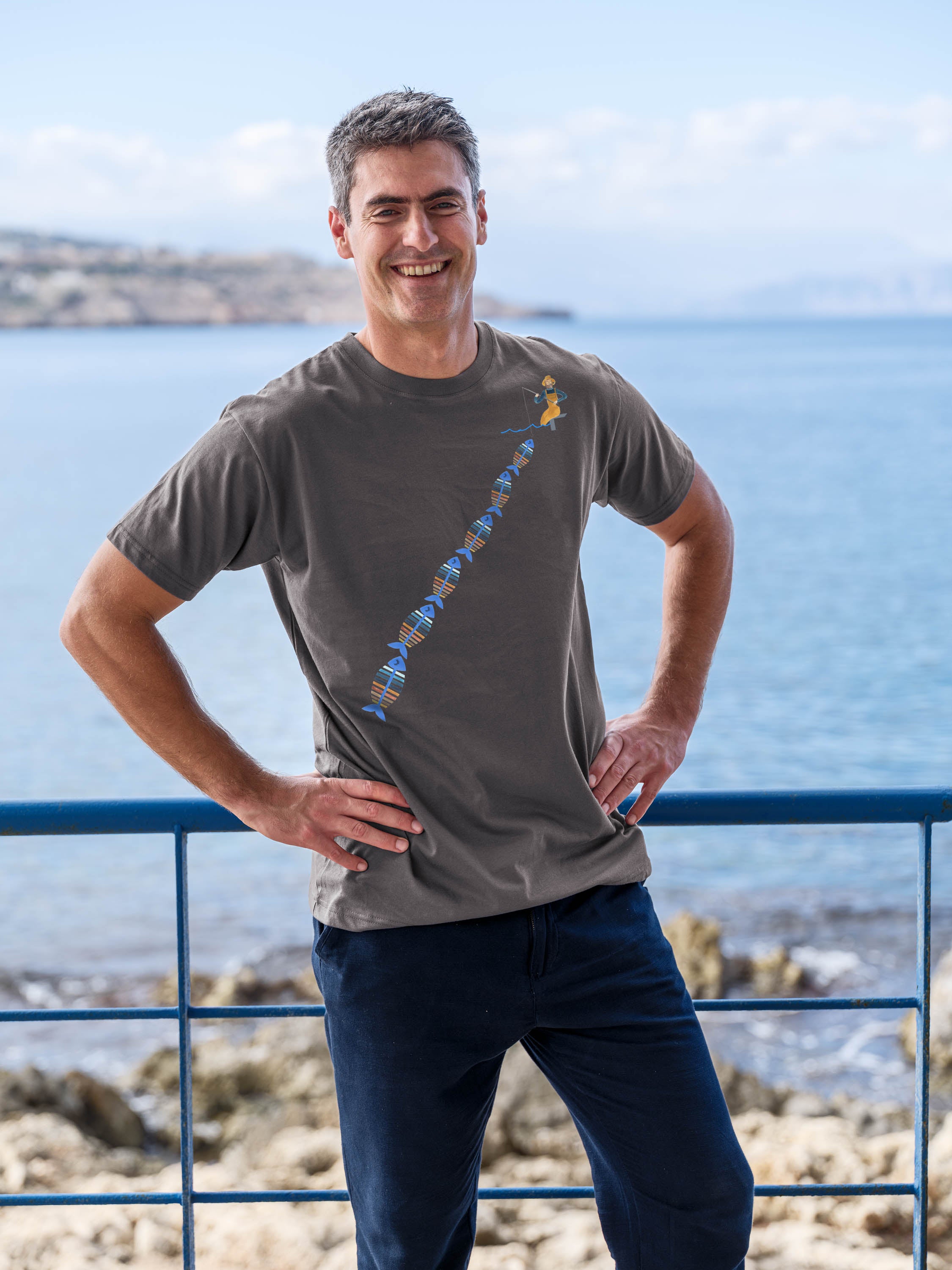 Γραφικό Σχέδιο Windsurfer σε Λωρίδα - Μπλούζες