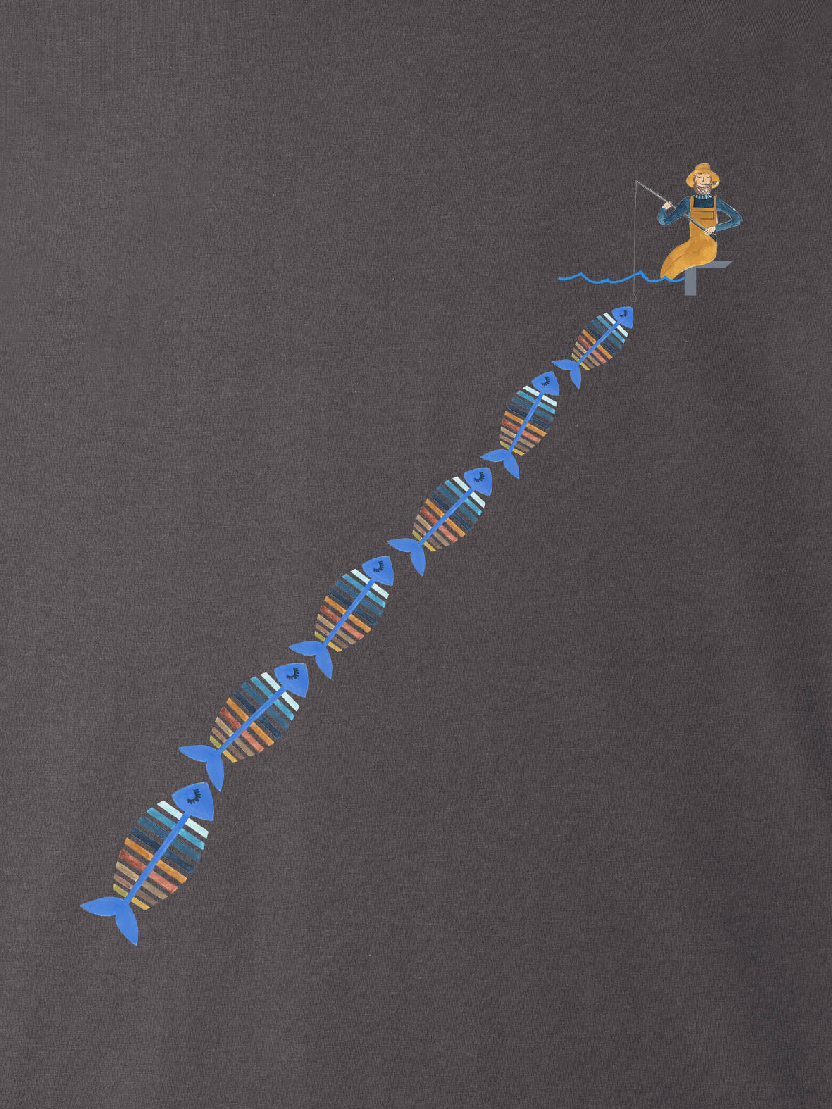 Γραφικό Σχέδιο Windsurfer σε Λωρίδα - Μπλούζες