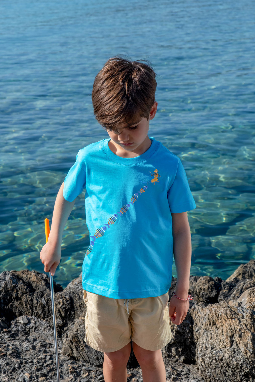 Windsurfing Stripe Pattern - T-Shirts