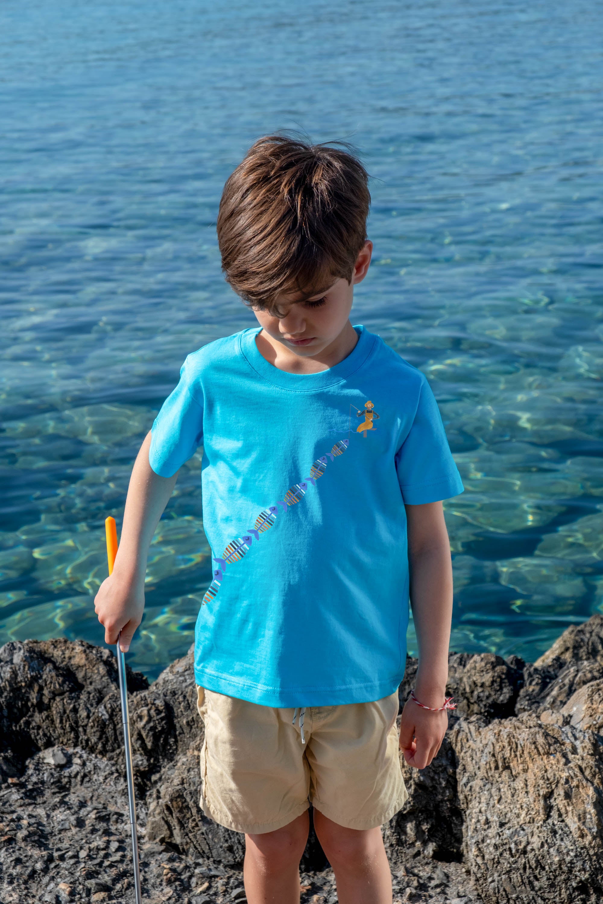 Μοτίβο Windsurfing σε Λωρίδα - Μπλούζες