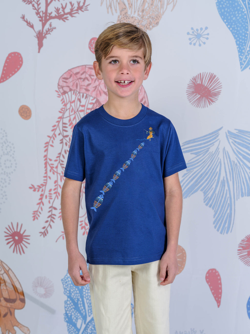 Windsurfing Stripe Pattern - T-Shirts