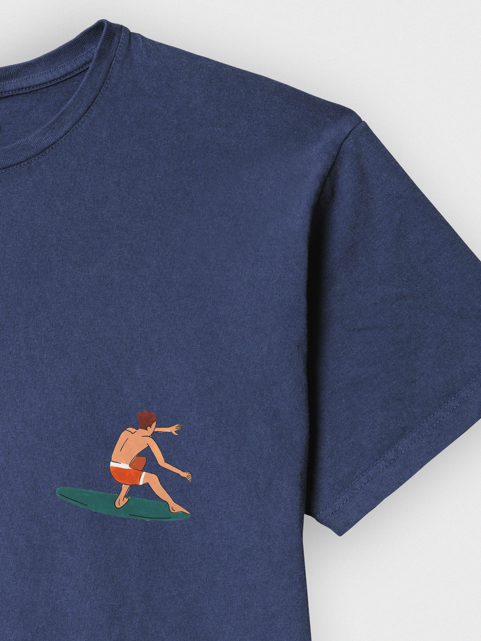 Surf Lifestyle Κολάζ Σχέδιο - Μπλούζες Πετροπλυμένες