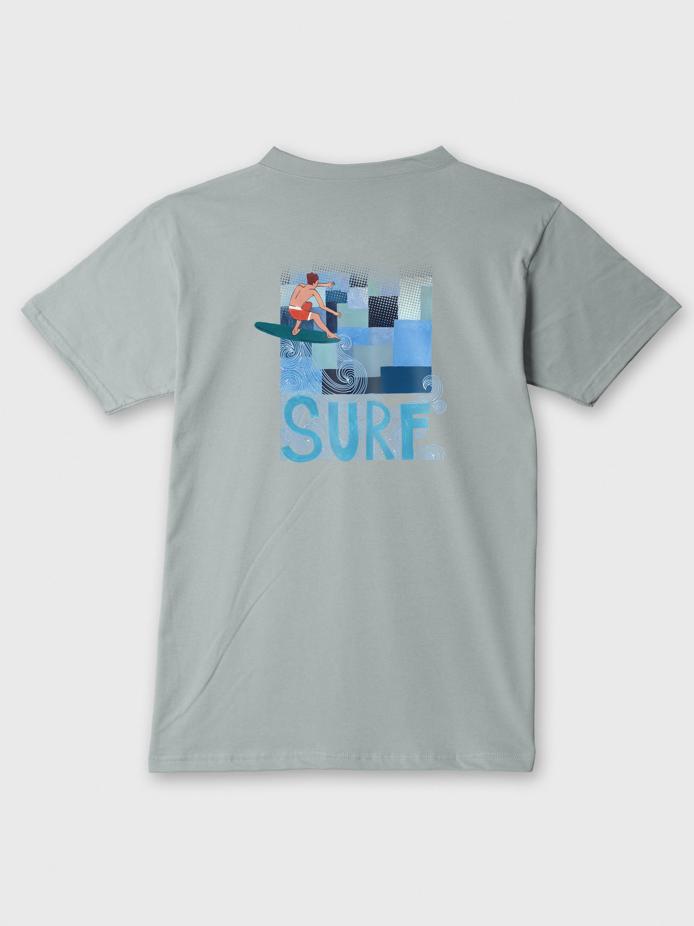 Surf Lifestyle Κολάζ Σχέδιο - Μπλούζες