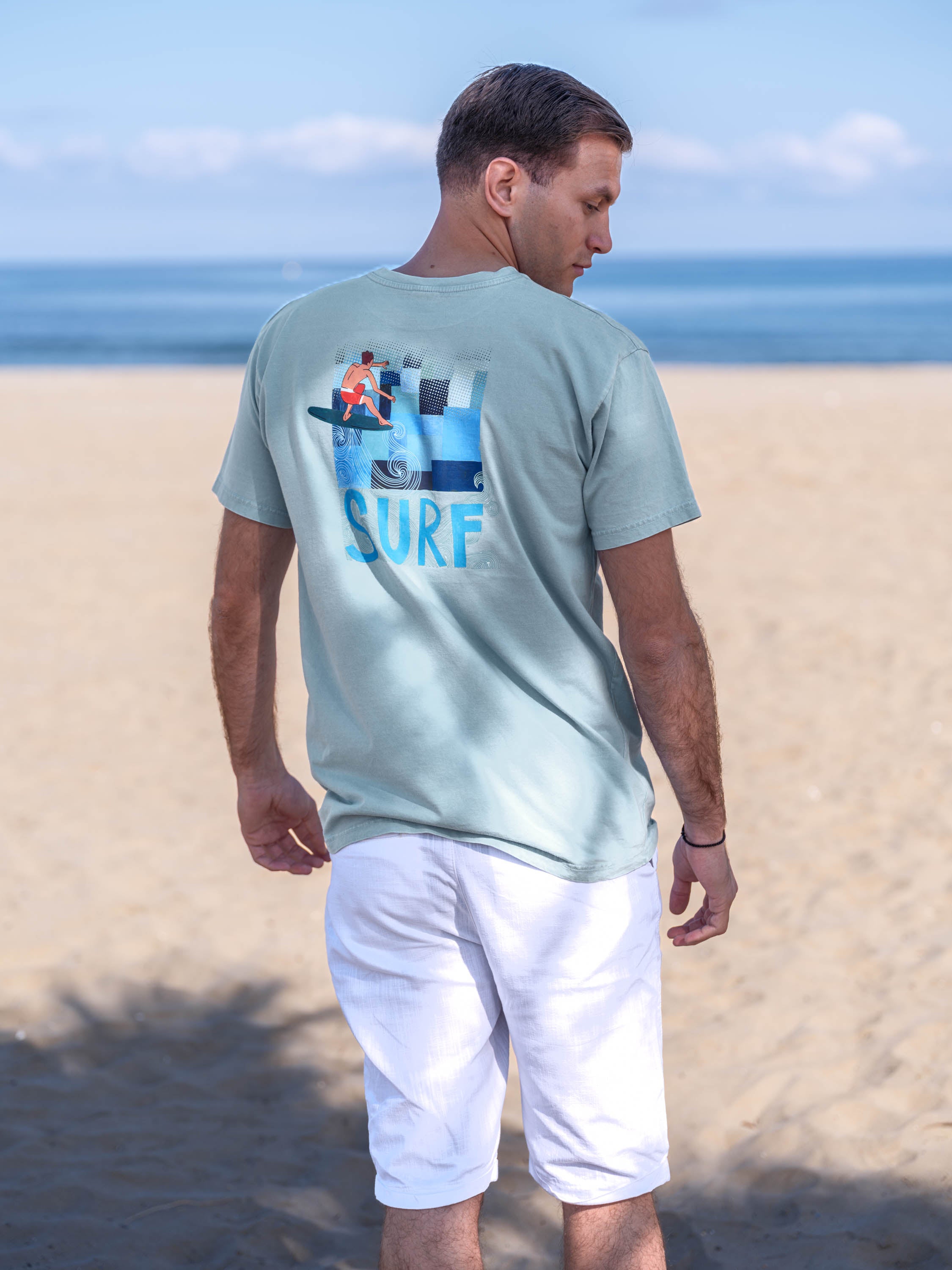 Surf Lifestyle Κολάζ Σχέδιο - Μπλούζες