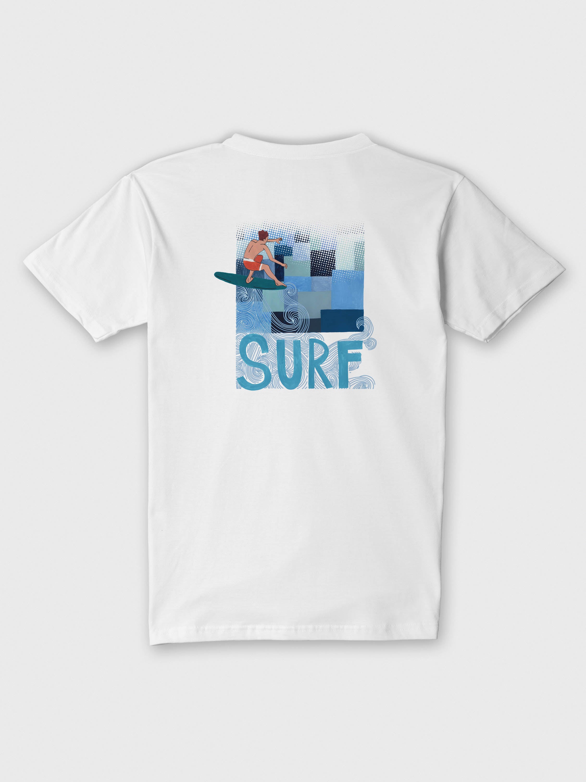 Surf Lifestyle Κολάζ Σχέδιο - Μπλούζες