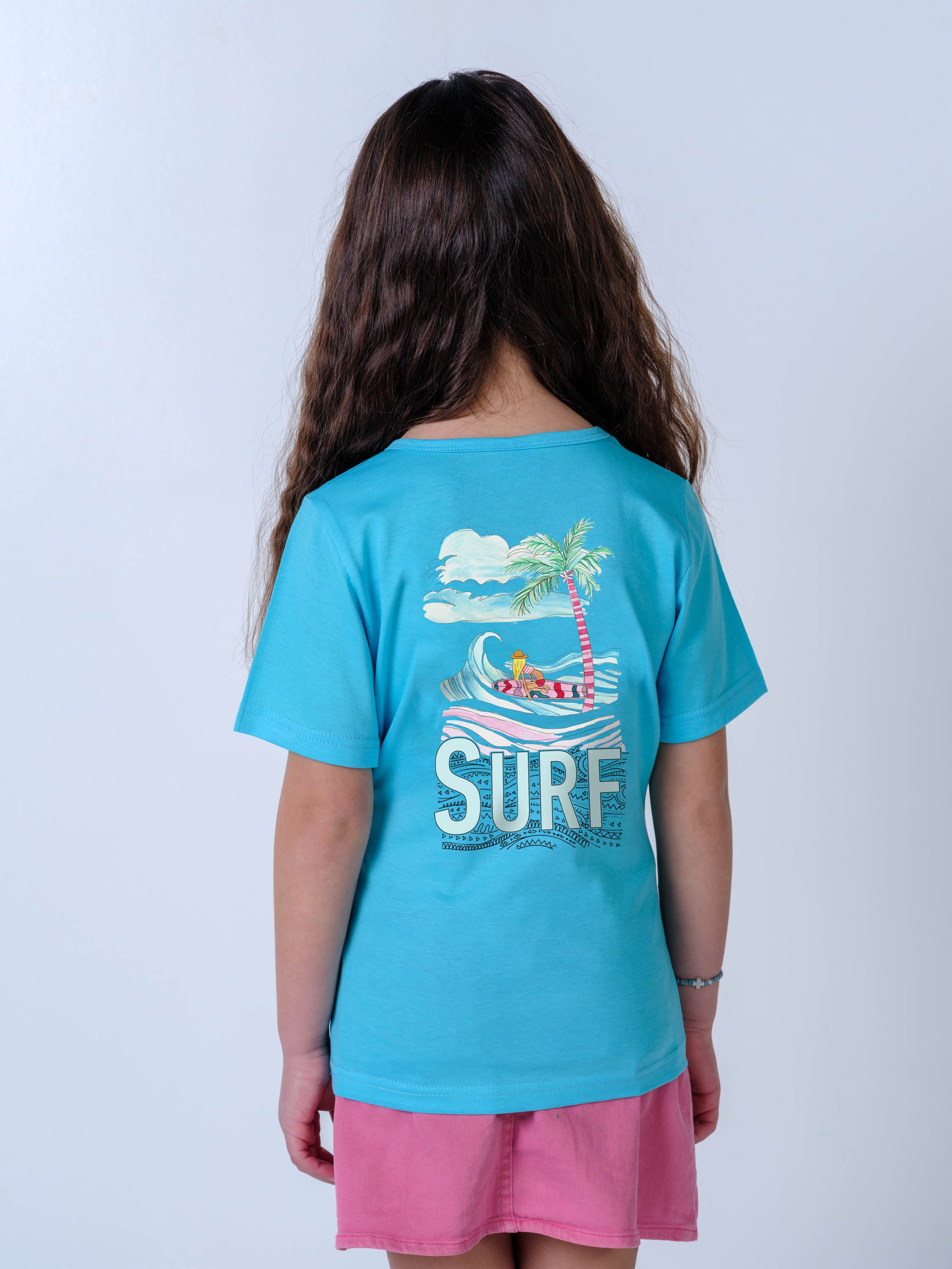 SURF Σκηνή Παραλίας με Φοίνικες - Μπλούζες